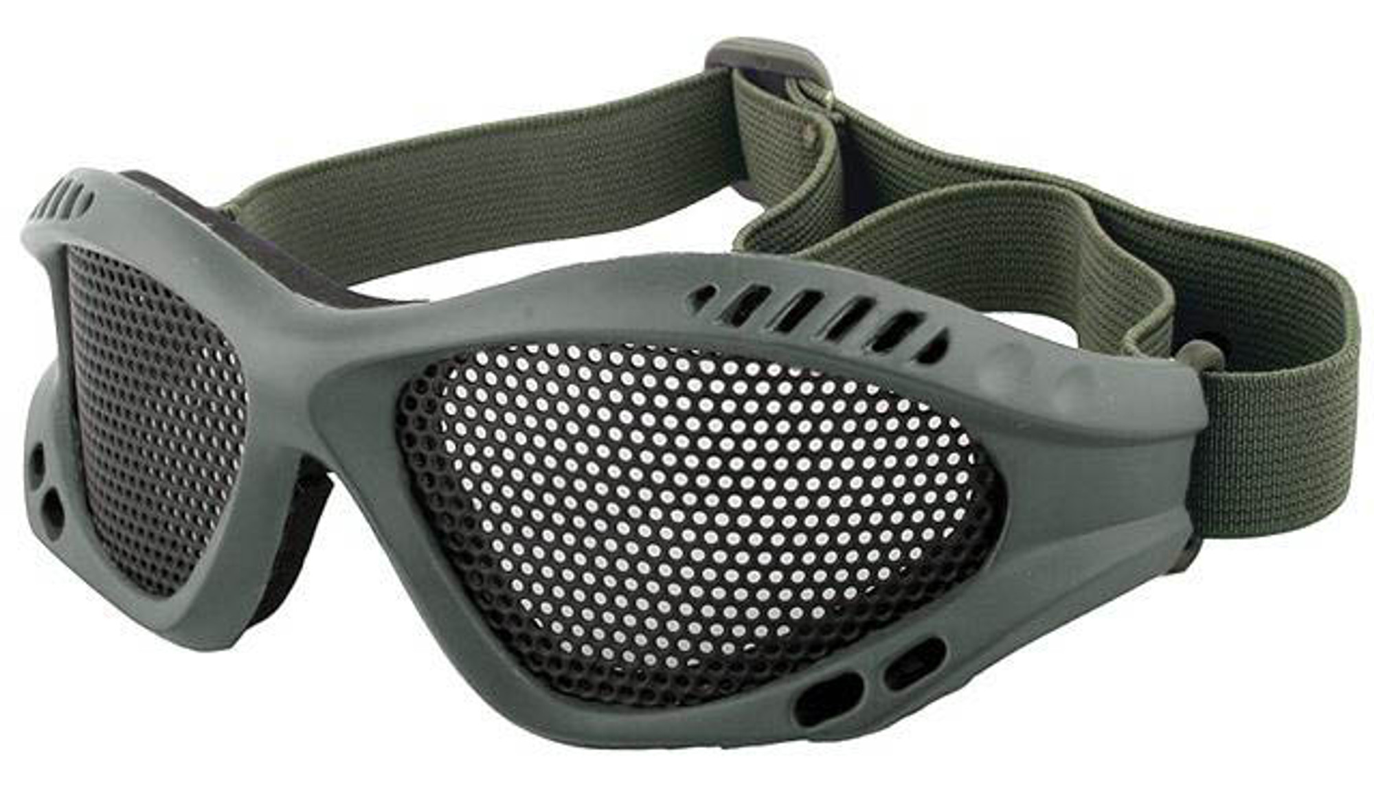 Avengers "Zero" Wire Mesh Adjustable Shooting Range Goggles - OD Green