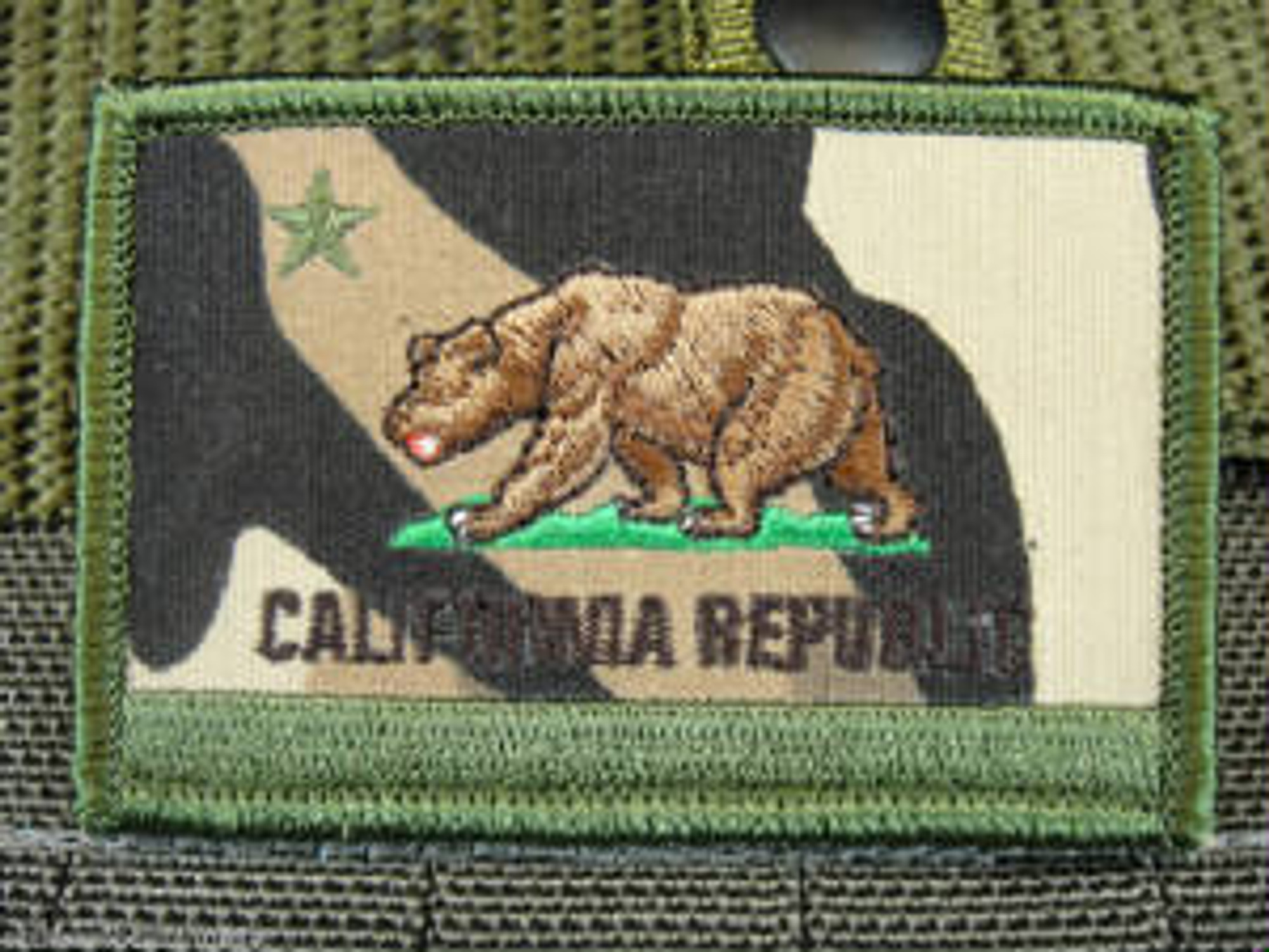California Flag - Camo - Morale Patch