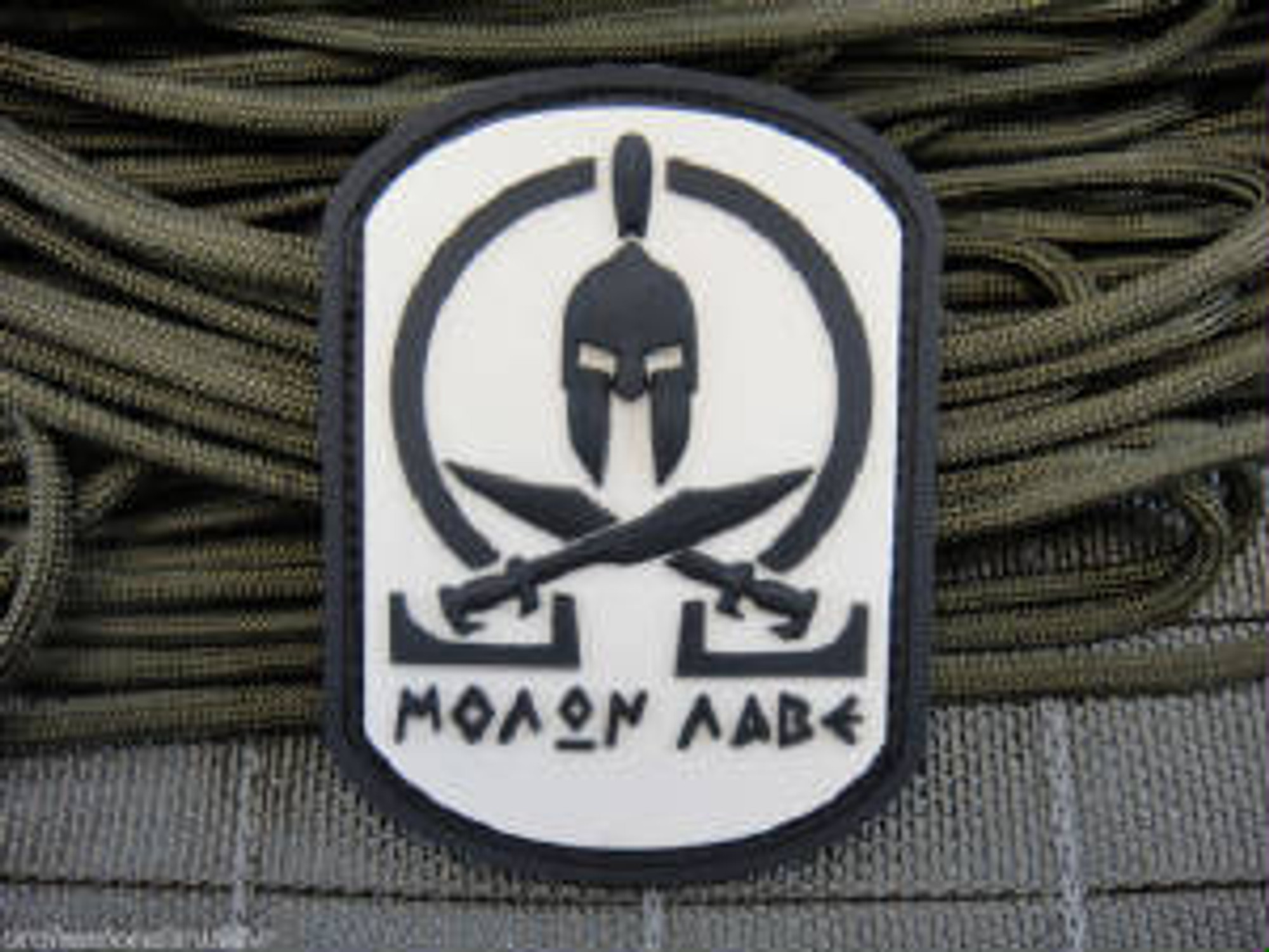 Molan Labe PVC - White - Morale Patch