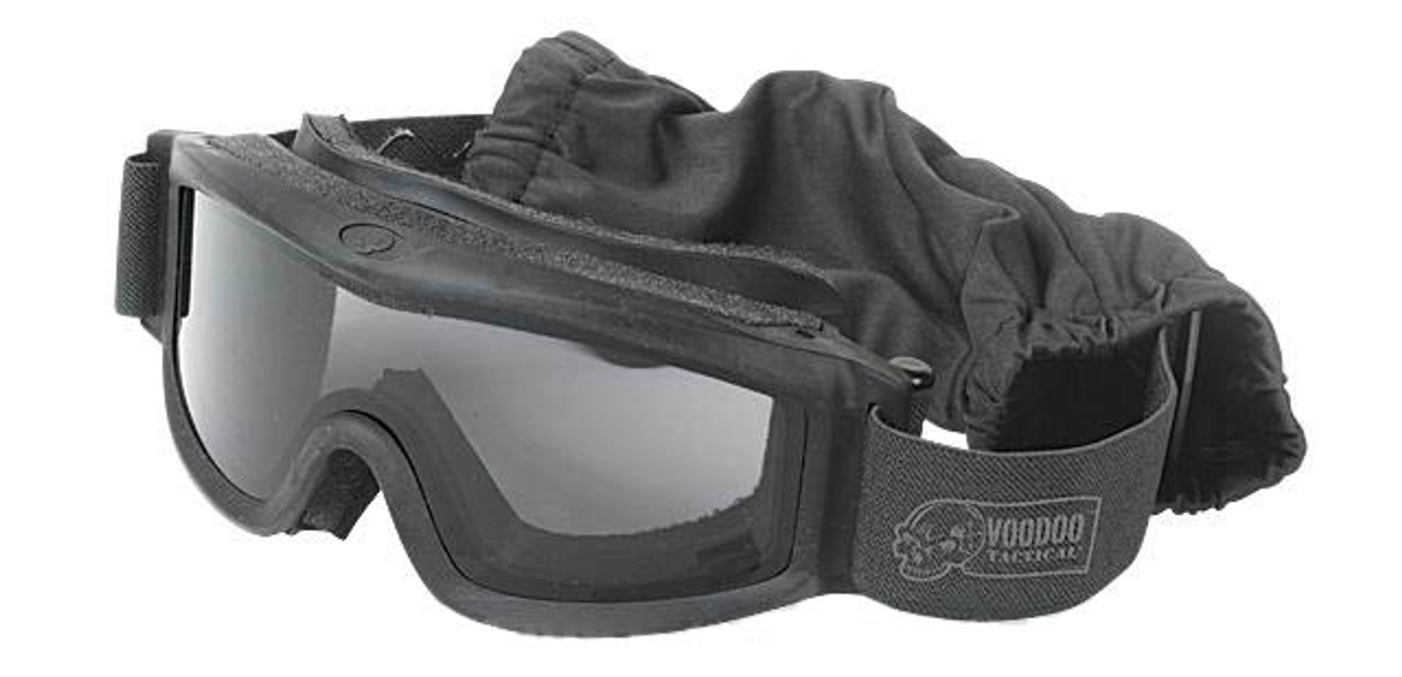 Voodoo Tactical Full Seal Tactical Goggle Kit with Three Lenses - Black