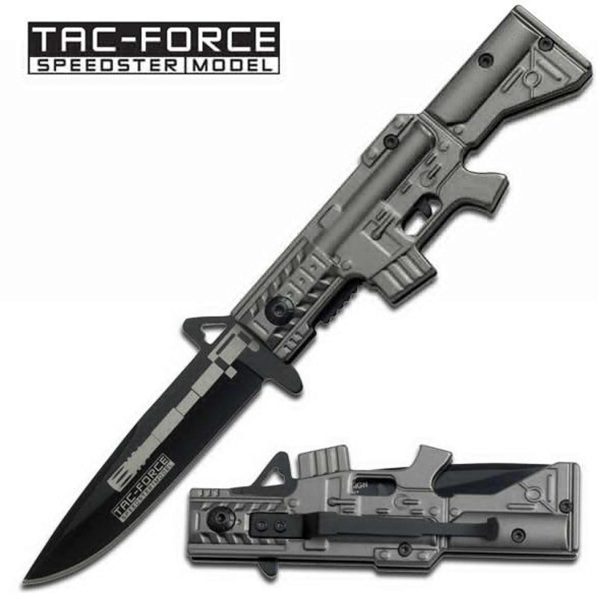 Tac Force TF741GY Tactical AR Folder Grey