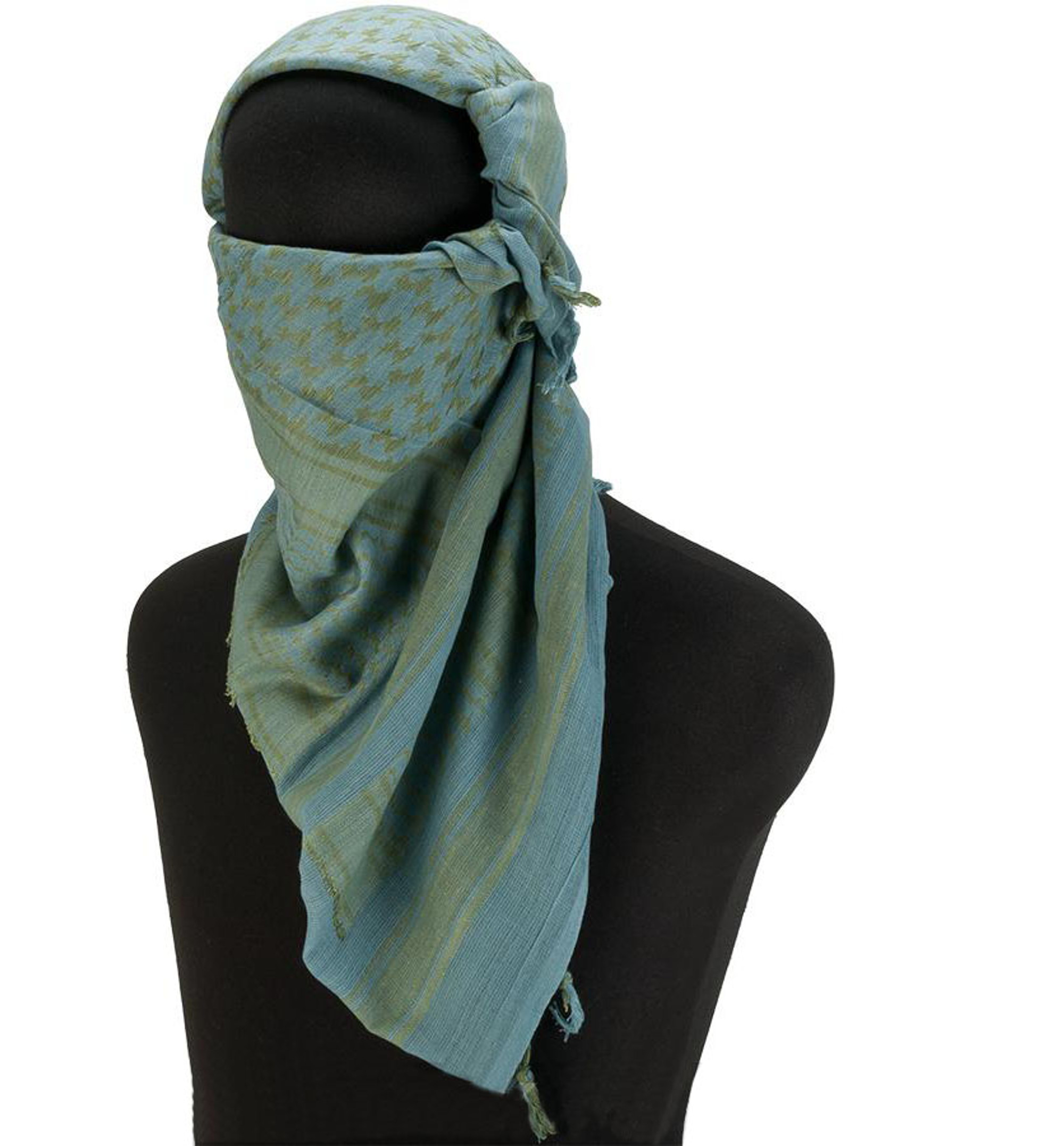 Matrix Woven Coalition Desert Shemagh / Scarves. - ACU/Green