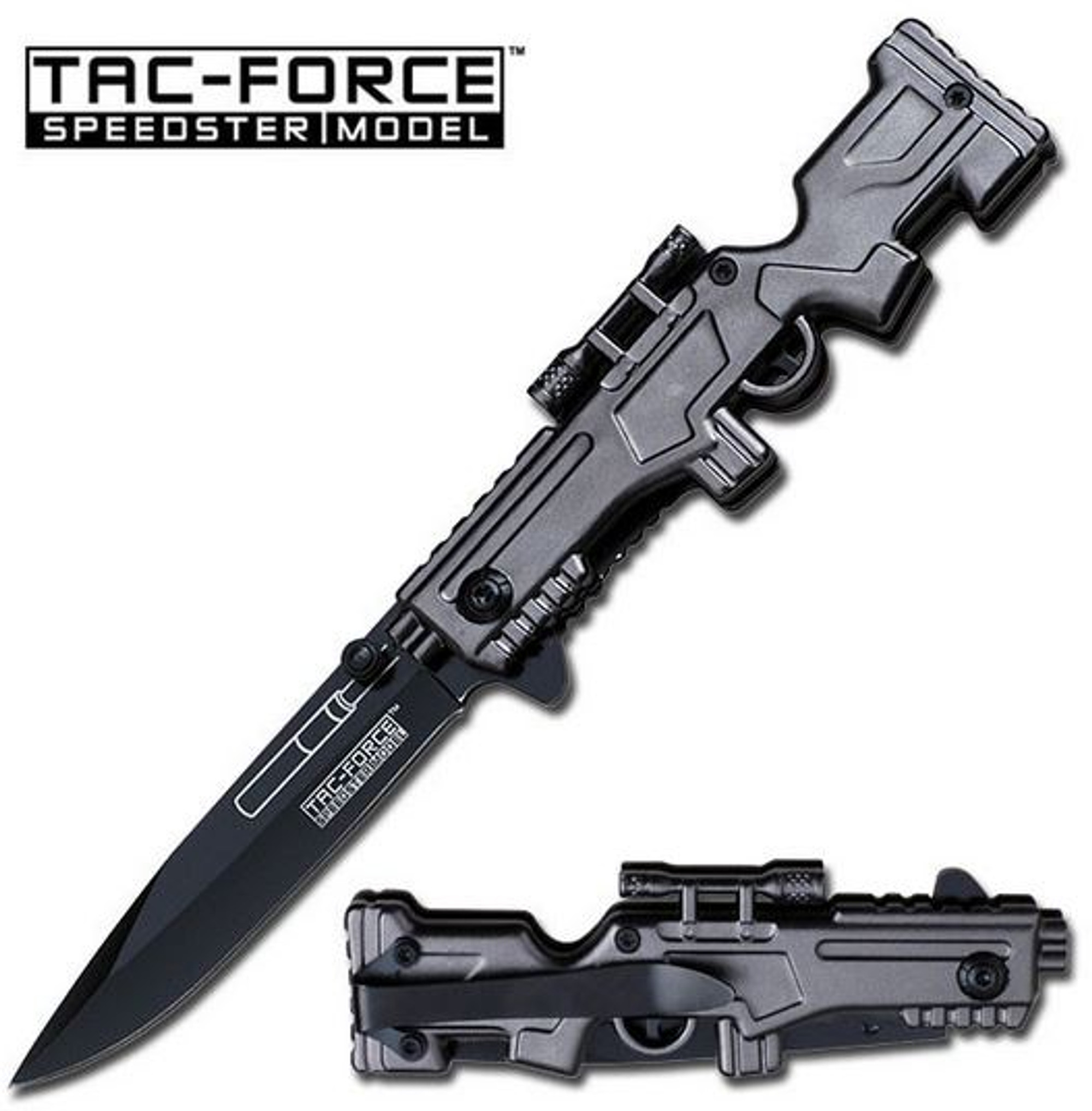Tac Force TF772GY Grey Asisted Open
