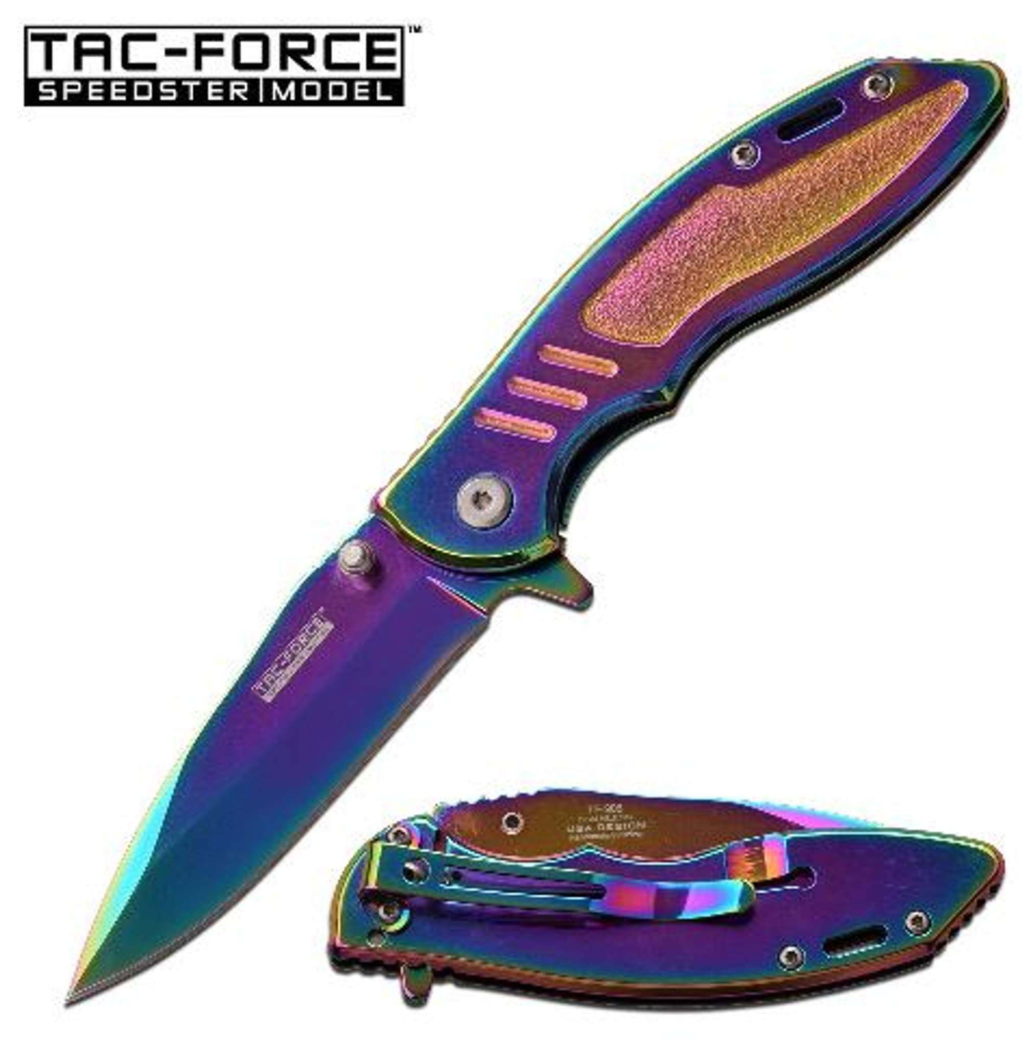 Tac Force TF908RB Folding Knife Assisted Opening