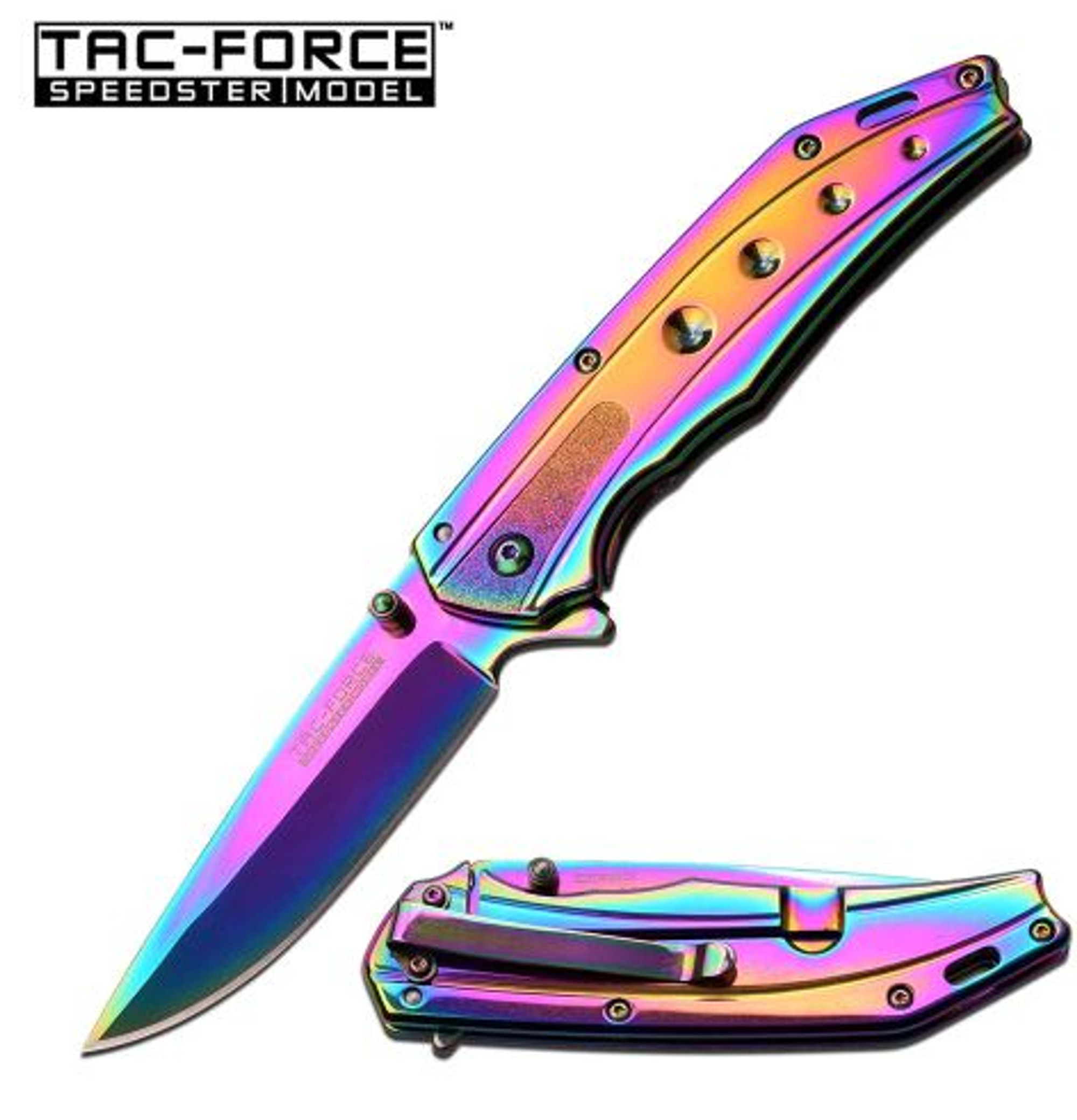 Tac Force TF925RB Folding Knife Assisted Opening