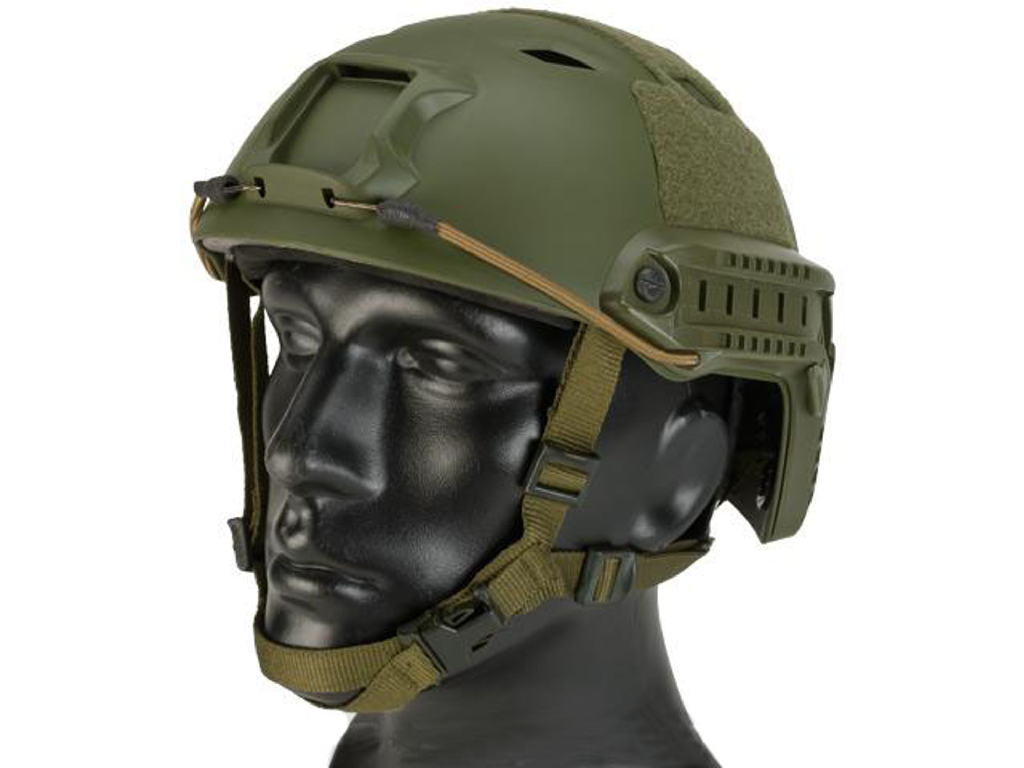 Base Jump Military Style Tactical Airsoft Helmet Type A - OD Green