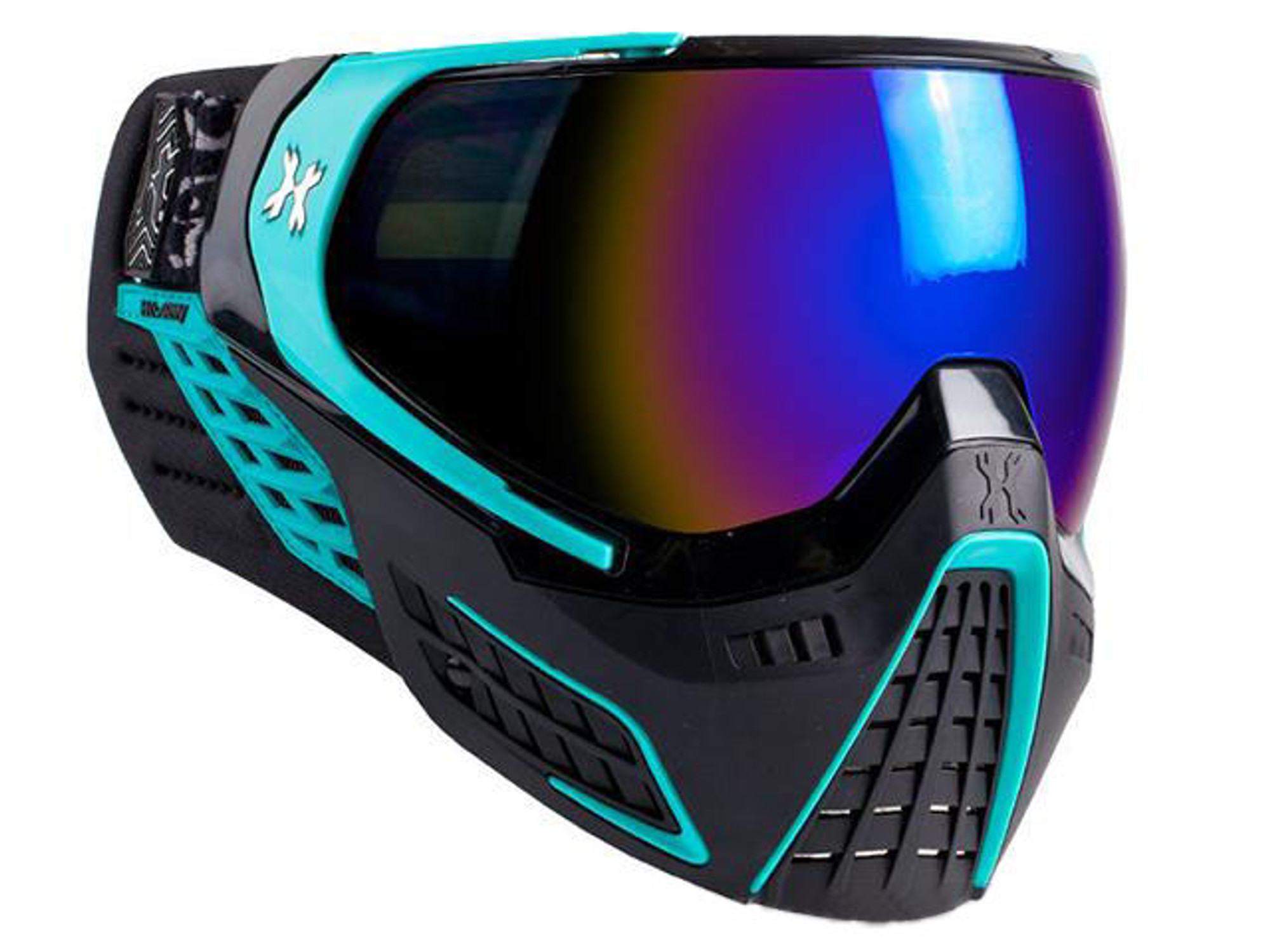 HK Army KLR Full Seal Airsoft/Paintball Mask - Abyss Black / Teal