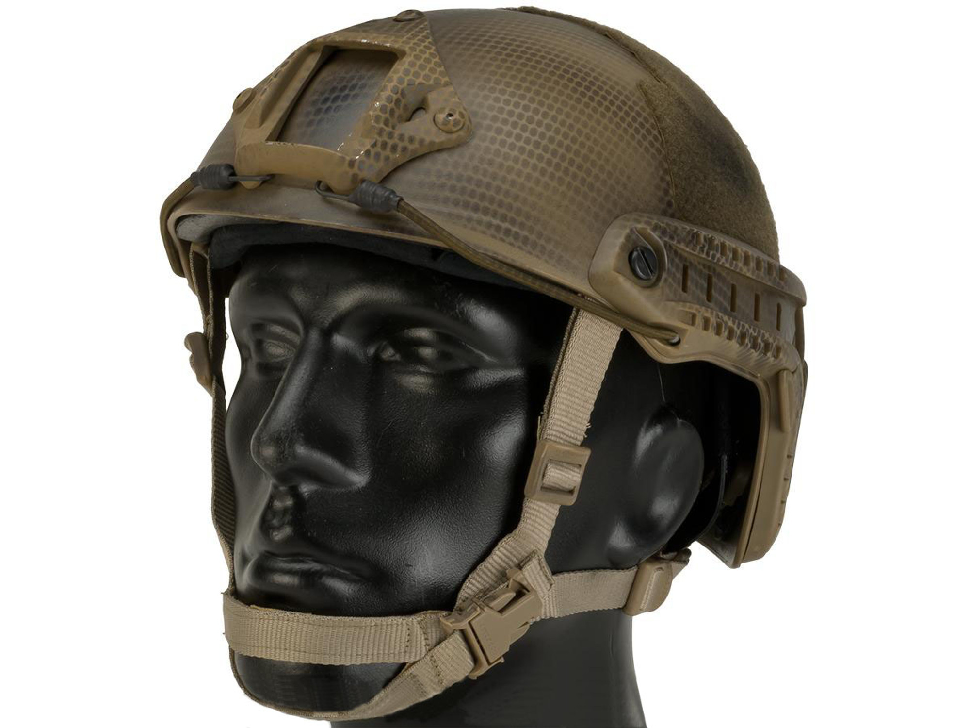 6mmProShop Advanced High Cut Ballistic Type Tactical Airsoft Bump Helmet (Color: Tan Navy Seal / Medium - Large)