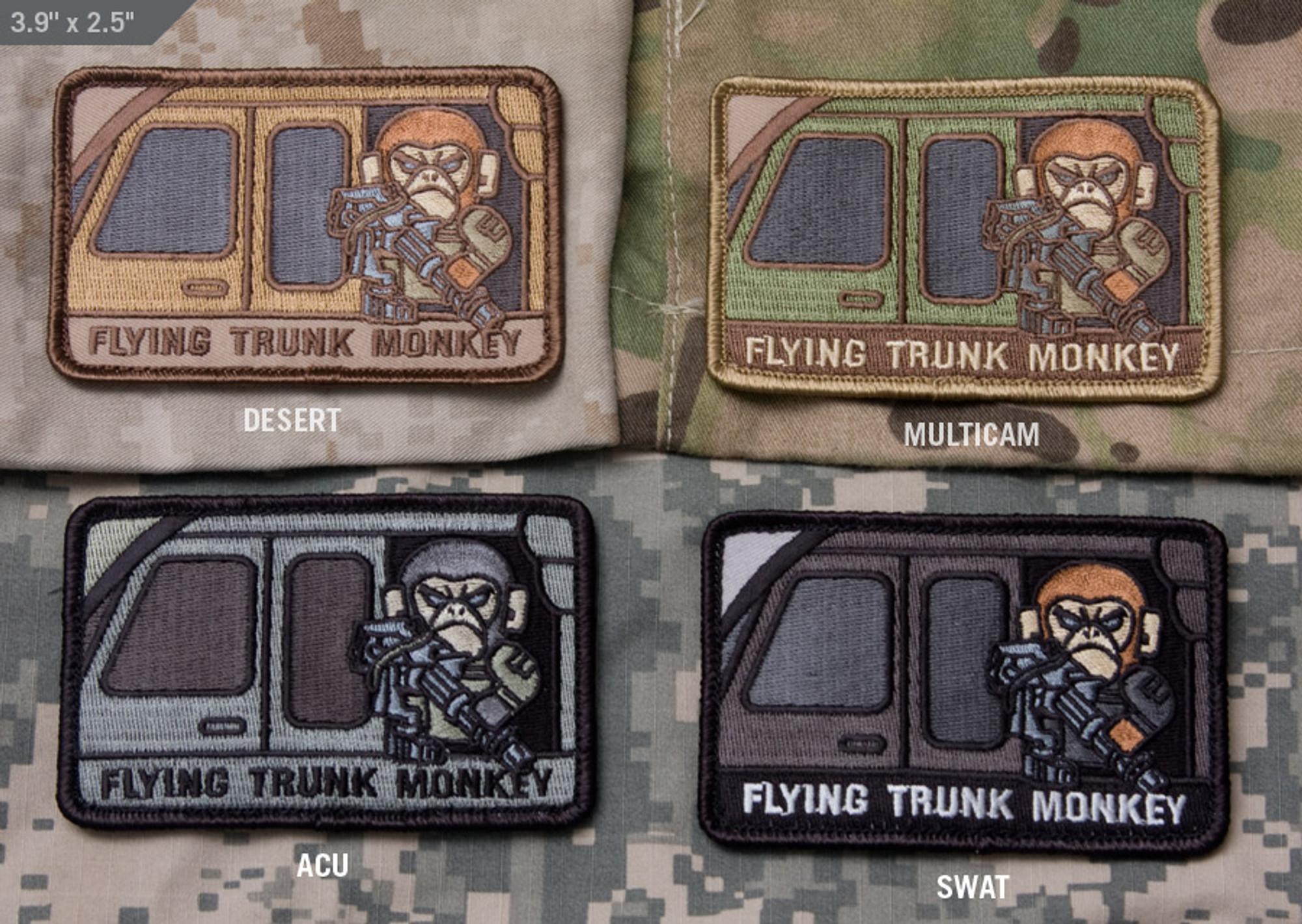 Flying Trunk Monkey - Morale Patch