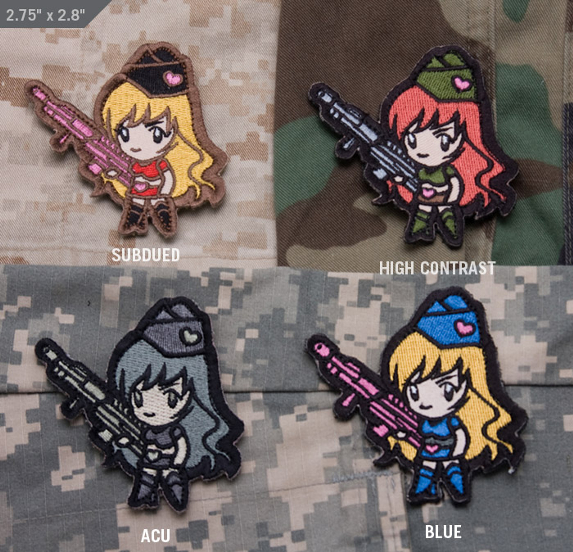 Gun Girl 1 - Morale Patch