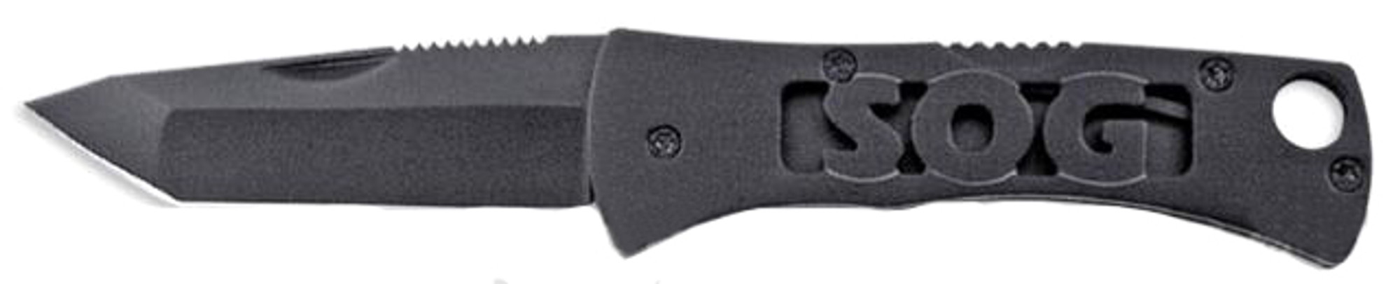 SOG Micron 2.0 Folding Tactical Knife - Black Tanto