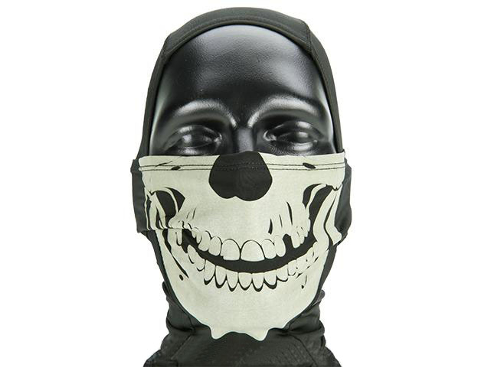 Matrix Glow-in-the- Dark  Special Forces "Ghost" Skull Hood - Type B