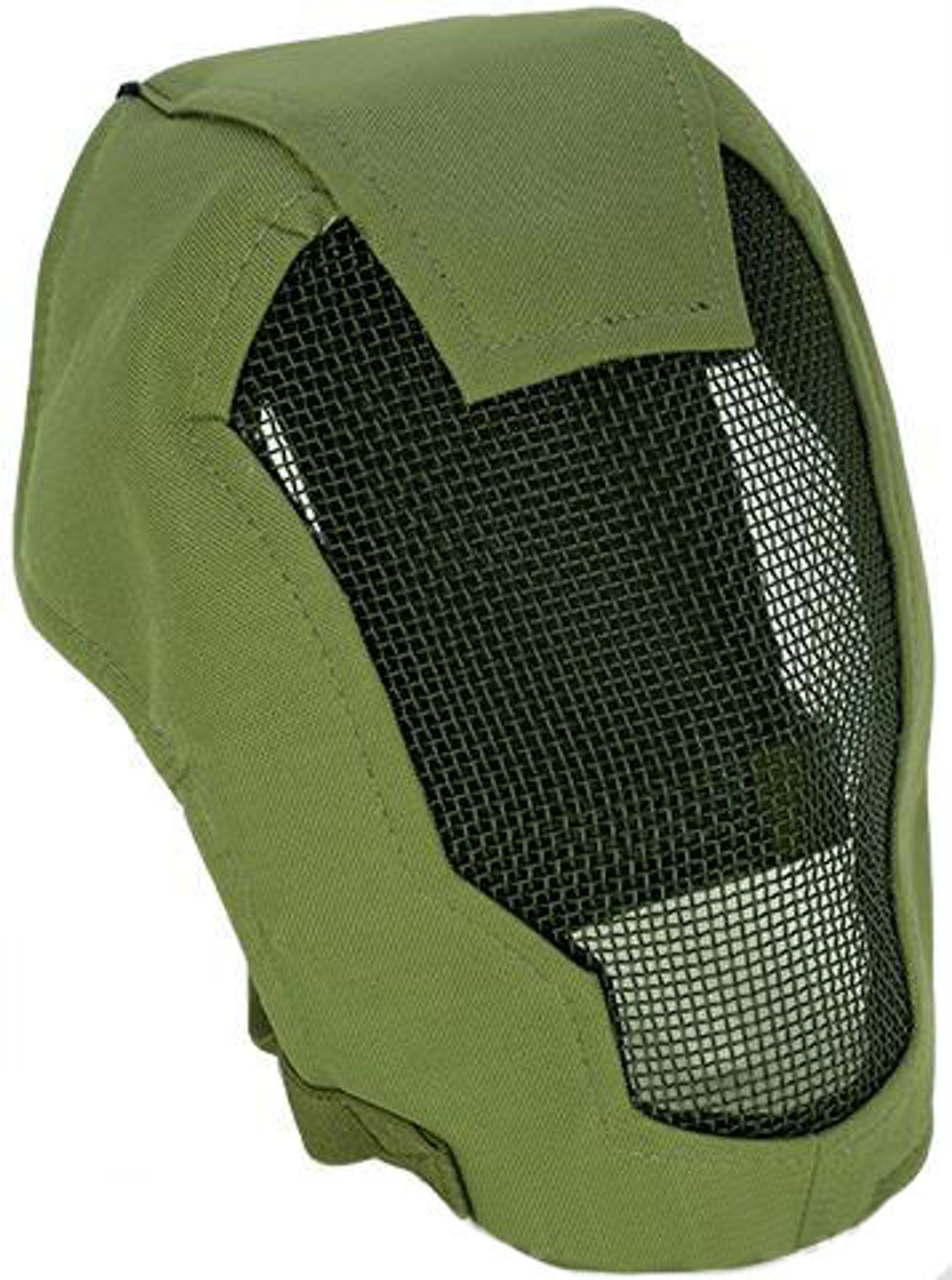 Matrix Iron Face Carbon Steel "Striker" Gen4 Metal Mesh Full Face Mask - OD Green