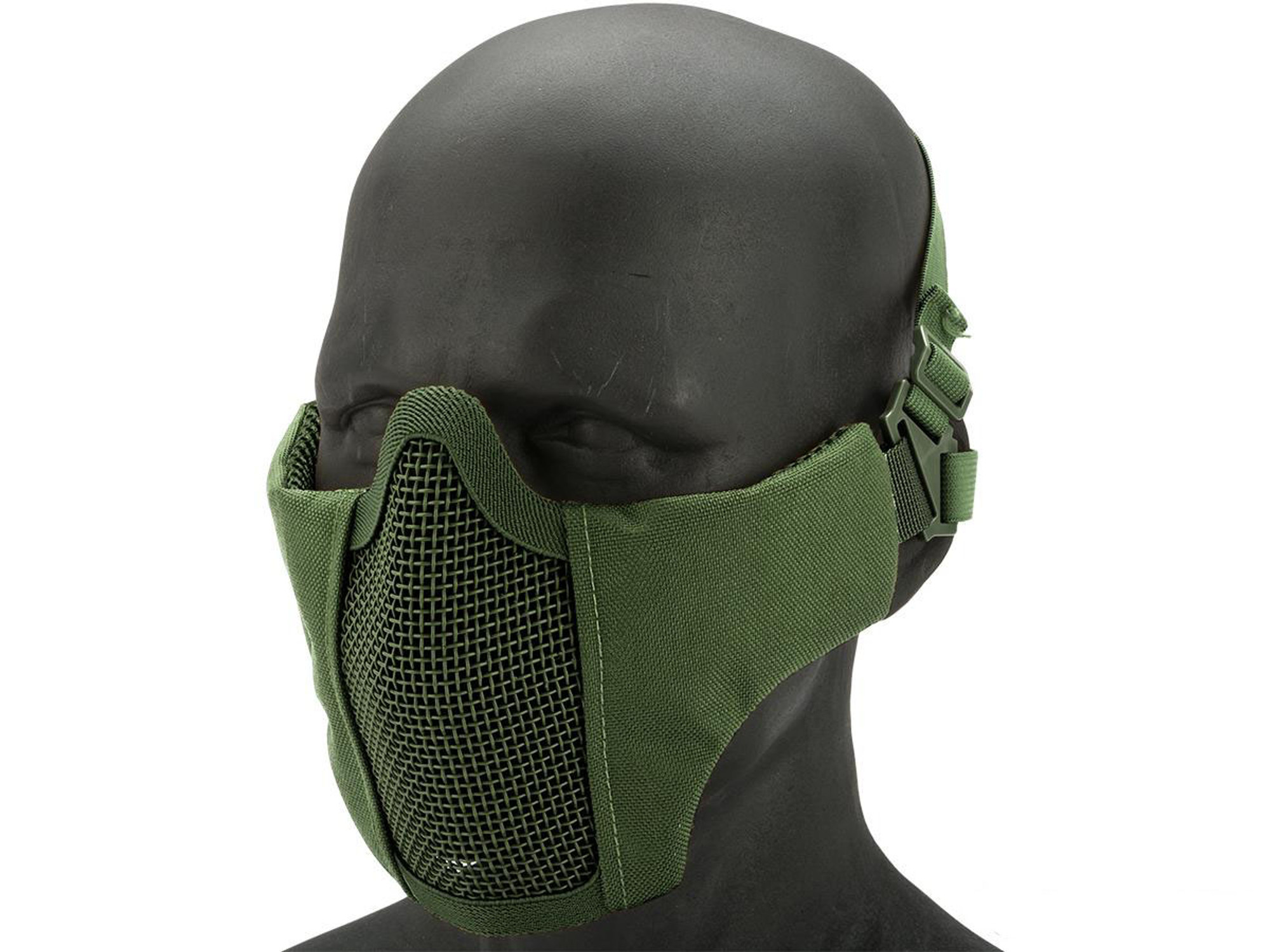 Matrix Low Profile Iron Face Padded Lower Half Face Mask (Color: OD)