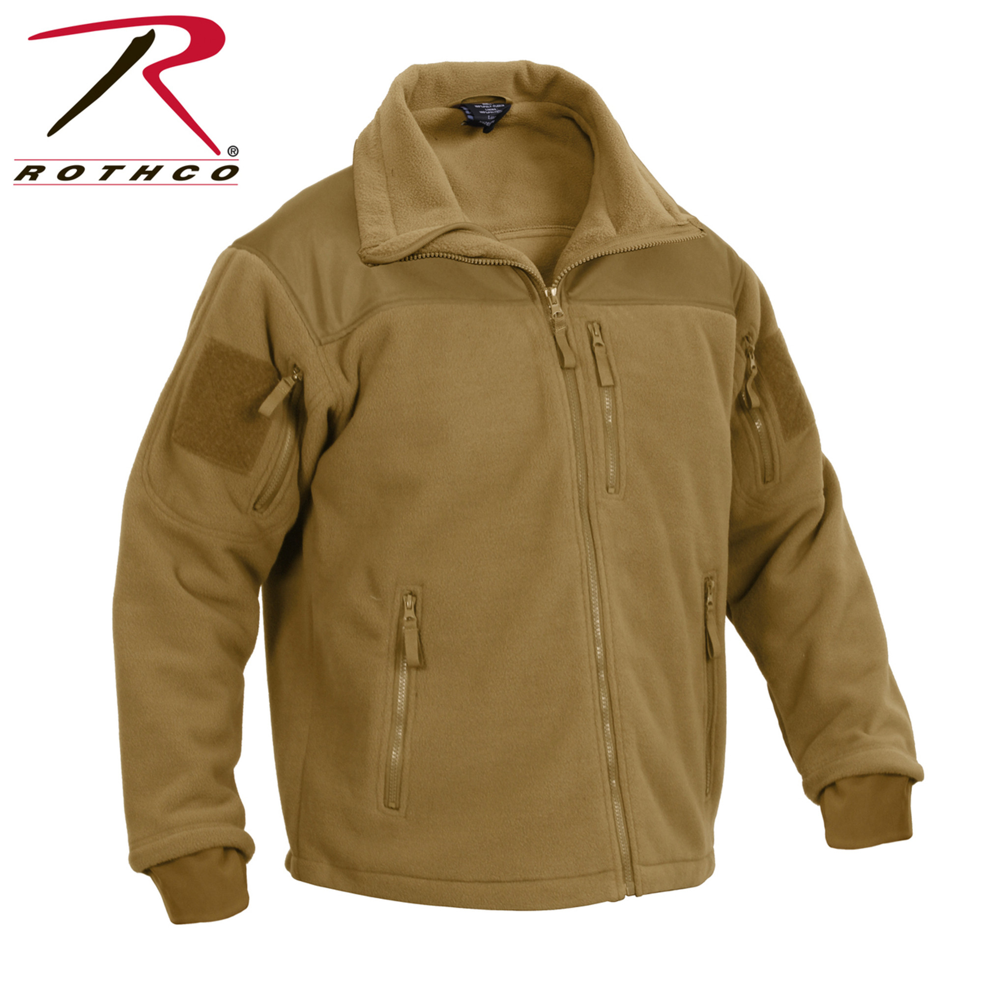 Rothco Spec Ops Tactical Fleece Jacket - Coyote Brown