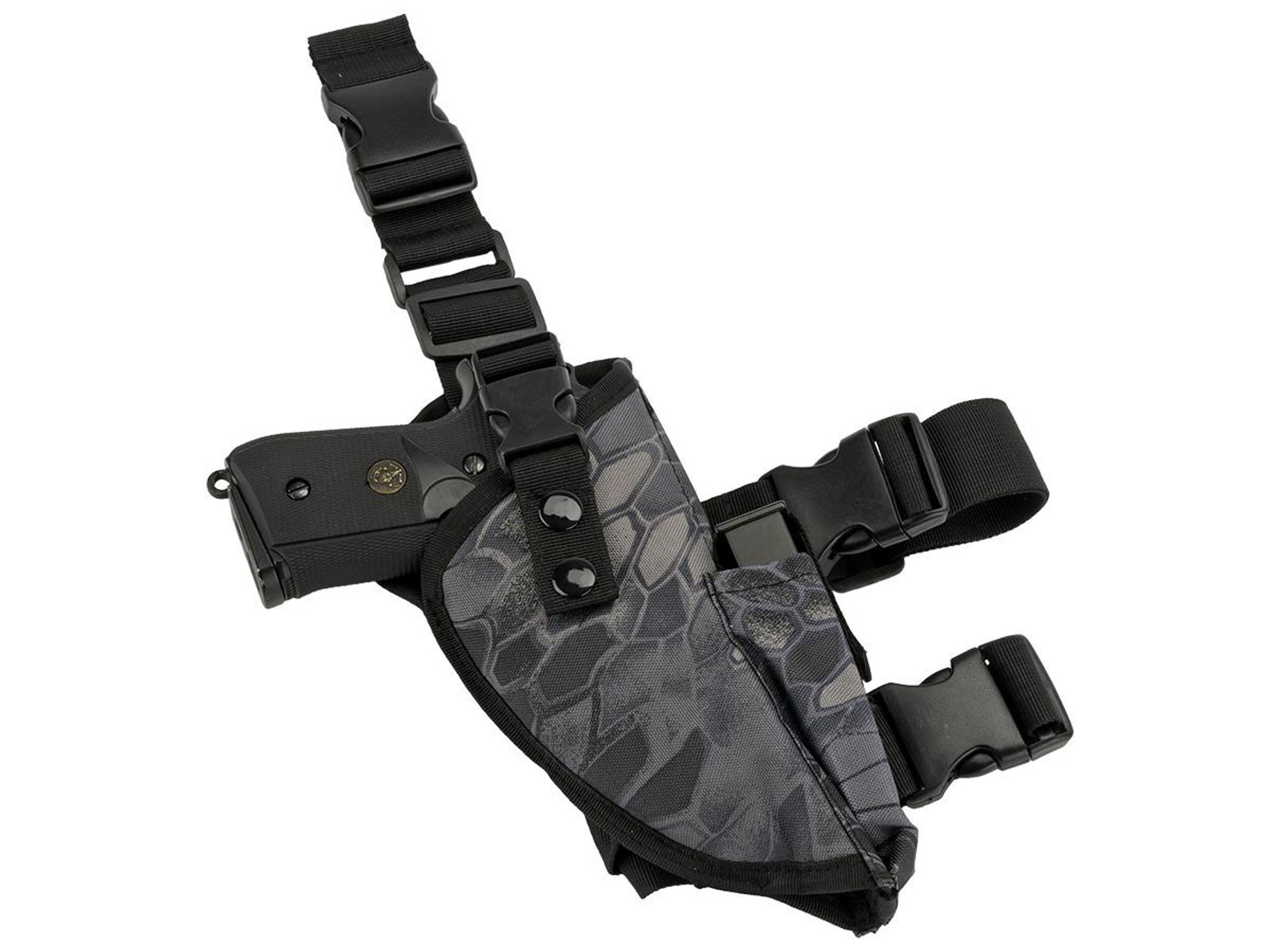 Matrix Deluxe Tactical Thigh Holster - Right Leg / Urban Serpent