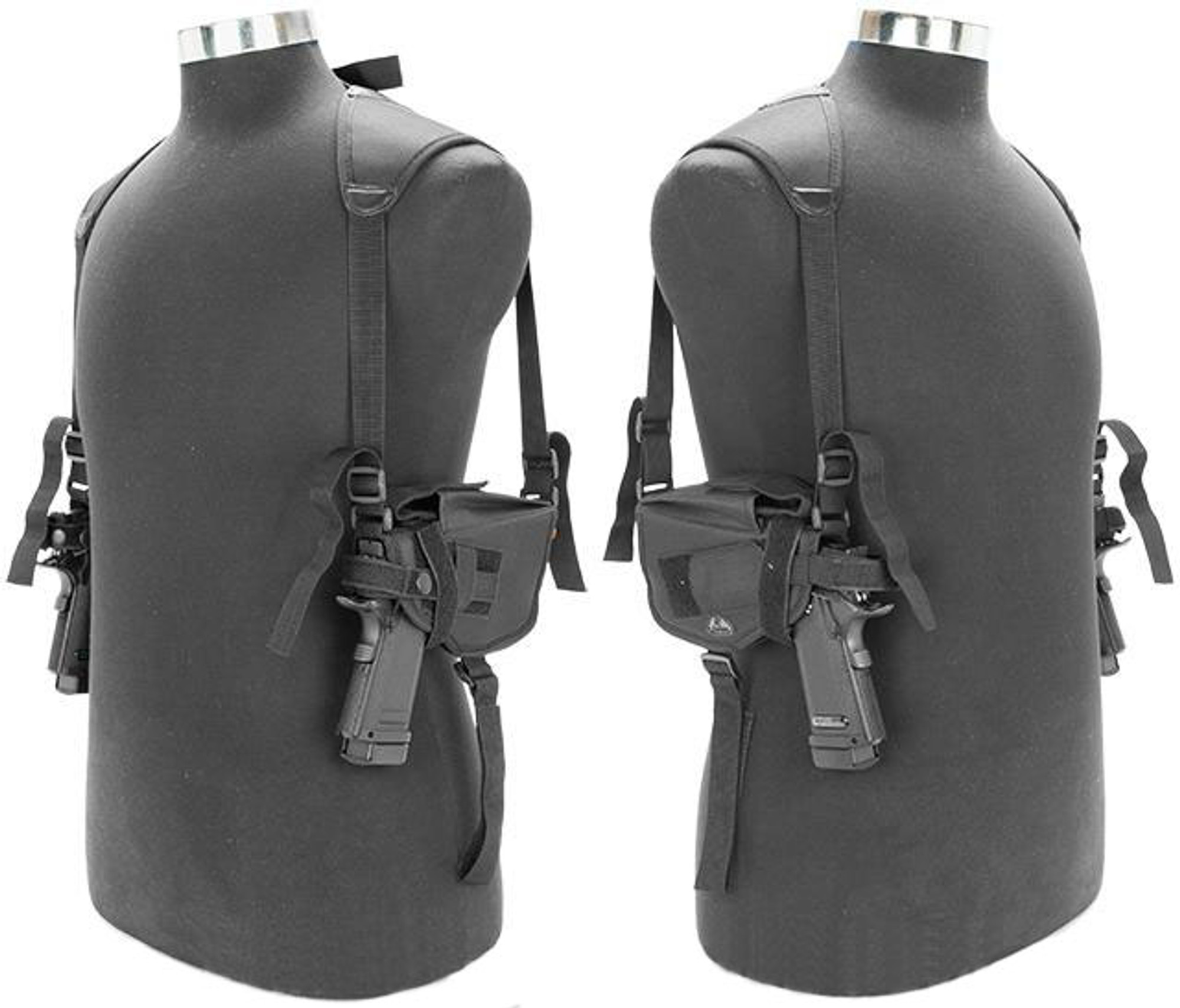 Matrix Tactical Modular Dual Pistol Shoulder Holster - (Black)