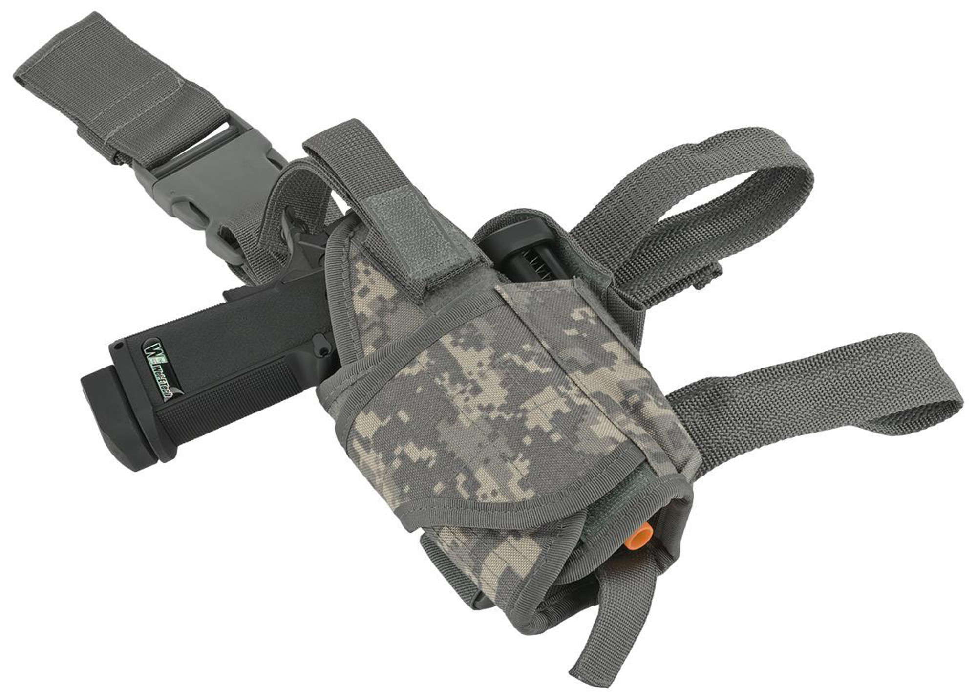 Matrix Tornado Universal Tactical Thigh / Drop Leg Holster (Color: Woodland  / Left)