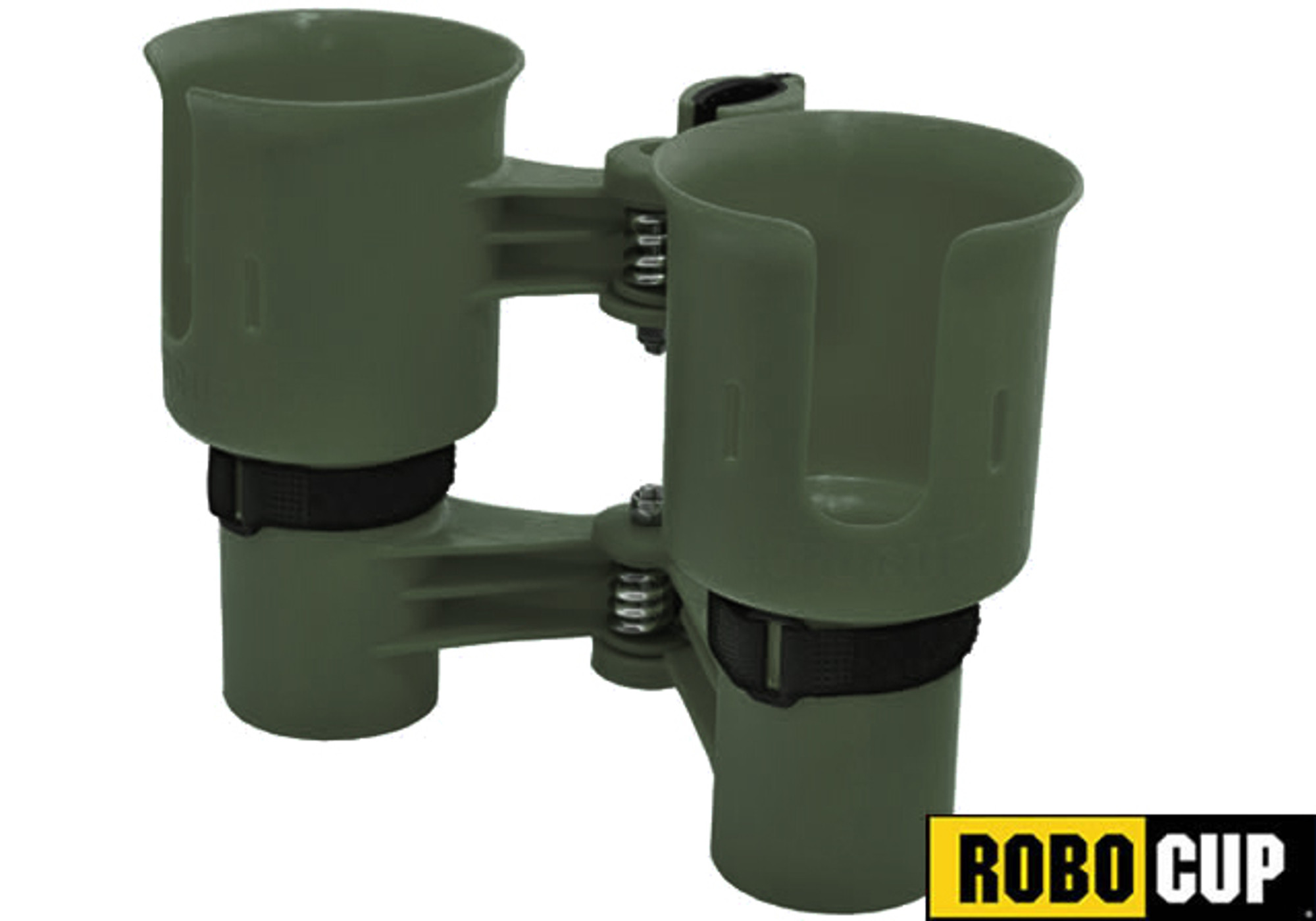 The RoboCup Portable Beverage Caddy (Color: Olive )