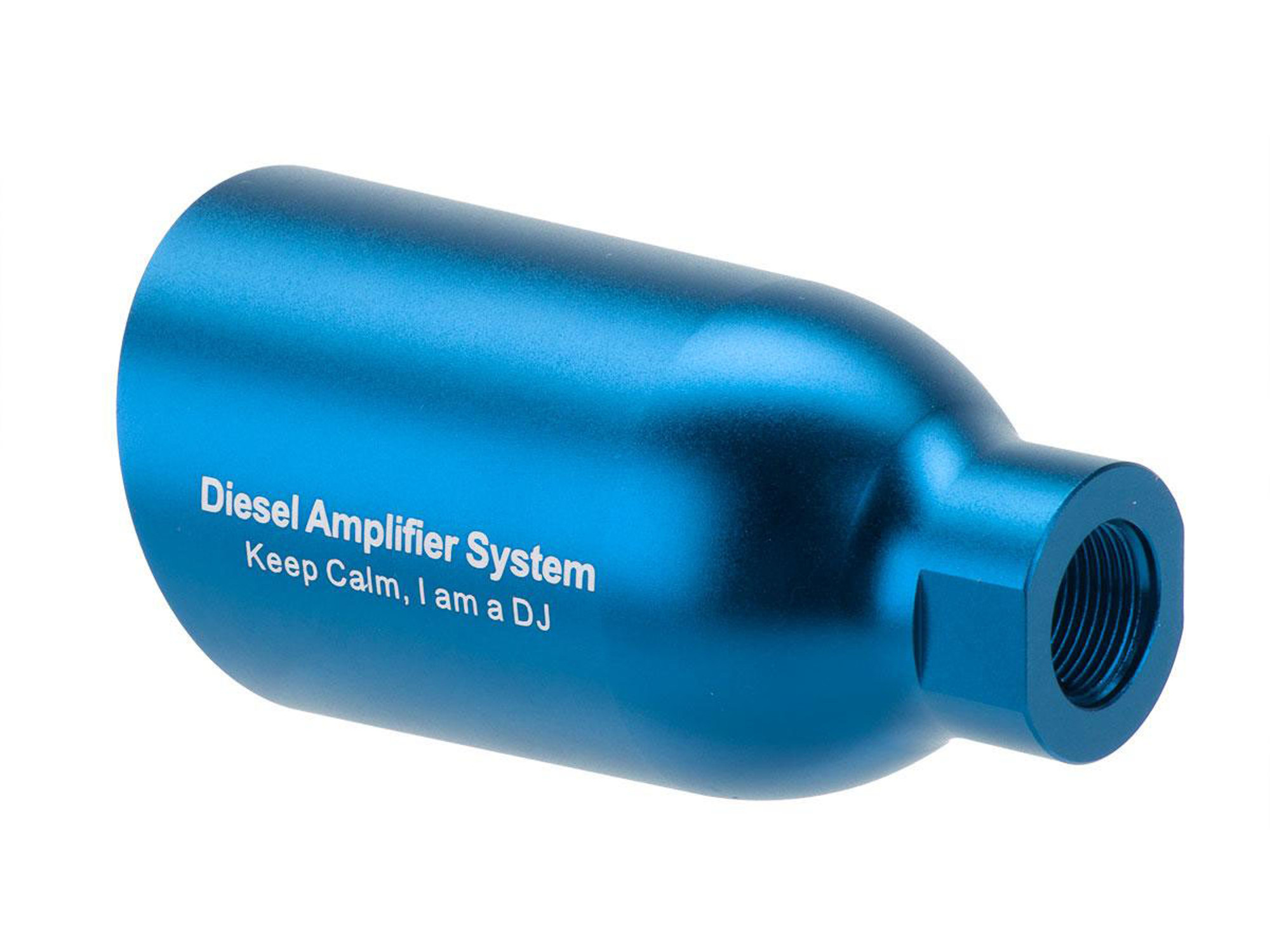 Angel Custom Diesel Amplified System for Airsoft Pistols and Rifles - DJ (Color: Blue / 14mm CCW)