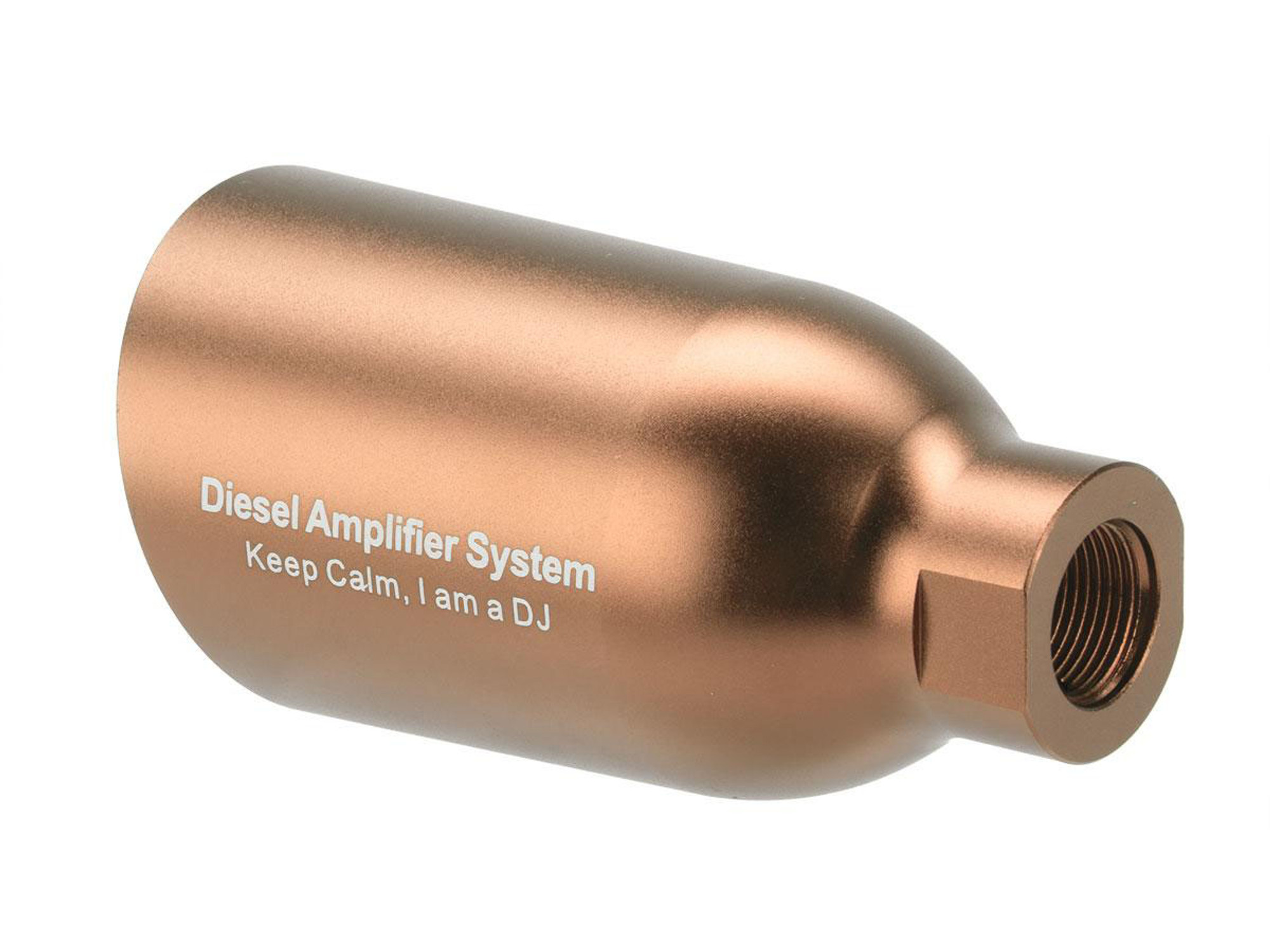 Angel Custom Diesel Amplified System for Airsoft Pistols and Rifles - DJ (Color: Dark Earth / 14mm CCW)