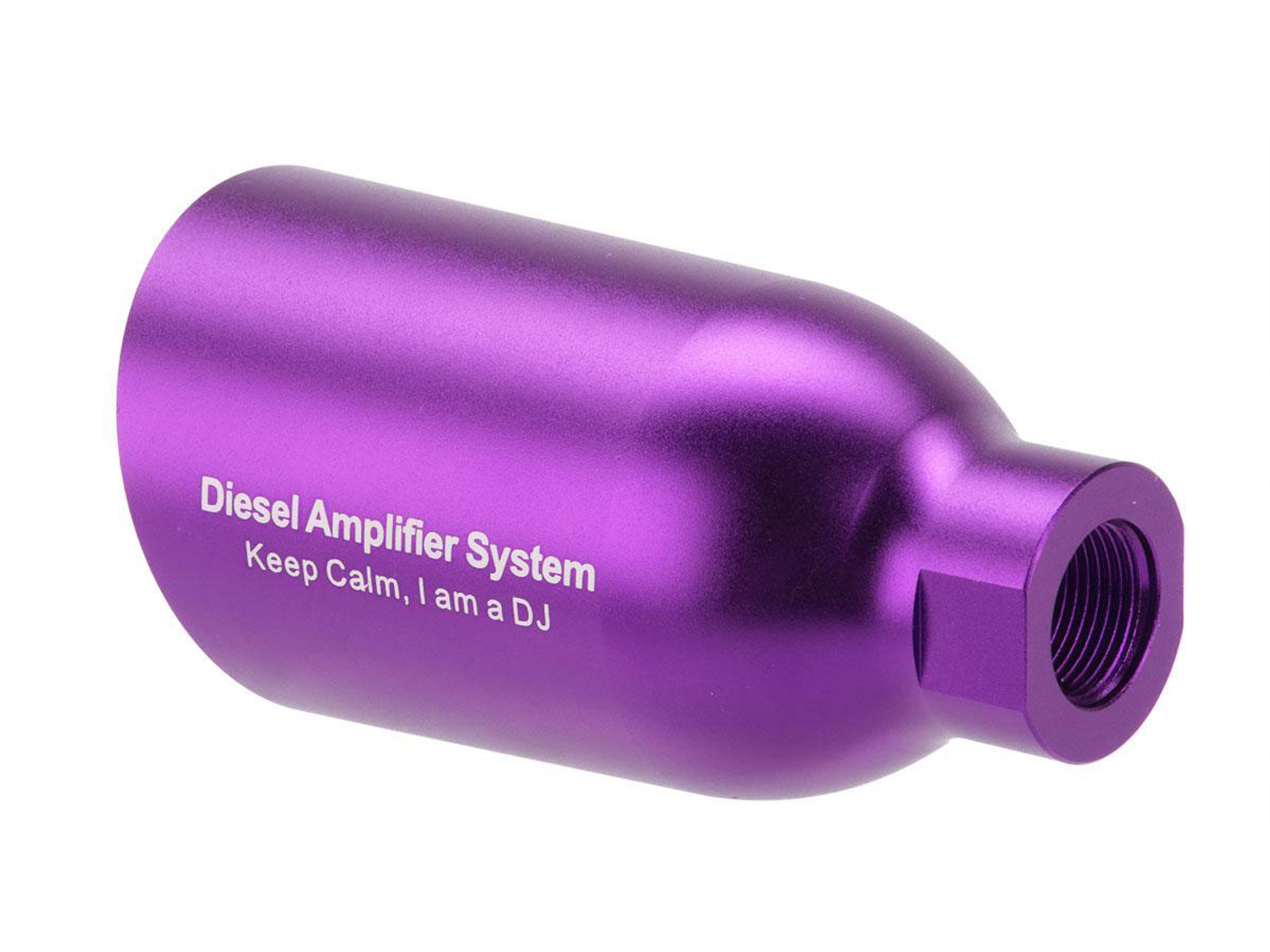 Angel Custom Diesel Amplified System for Airsoft Pistols and Rifles - DJ (Color: Purple / 14mm CCW)