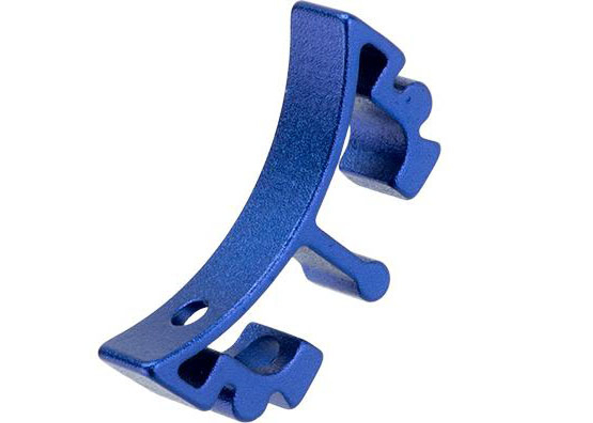 Airsoft Masterpiece Aluminum Puzzle Trigger - Curved Long (Color: Blue)