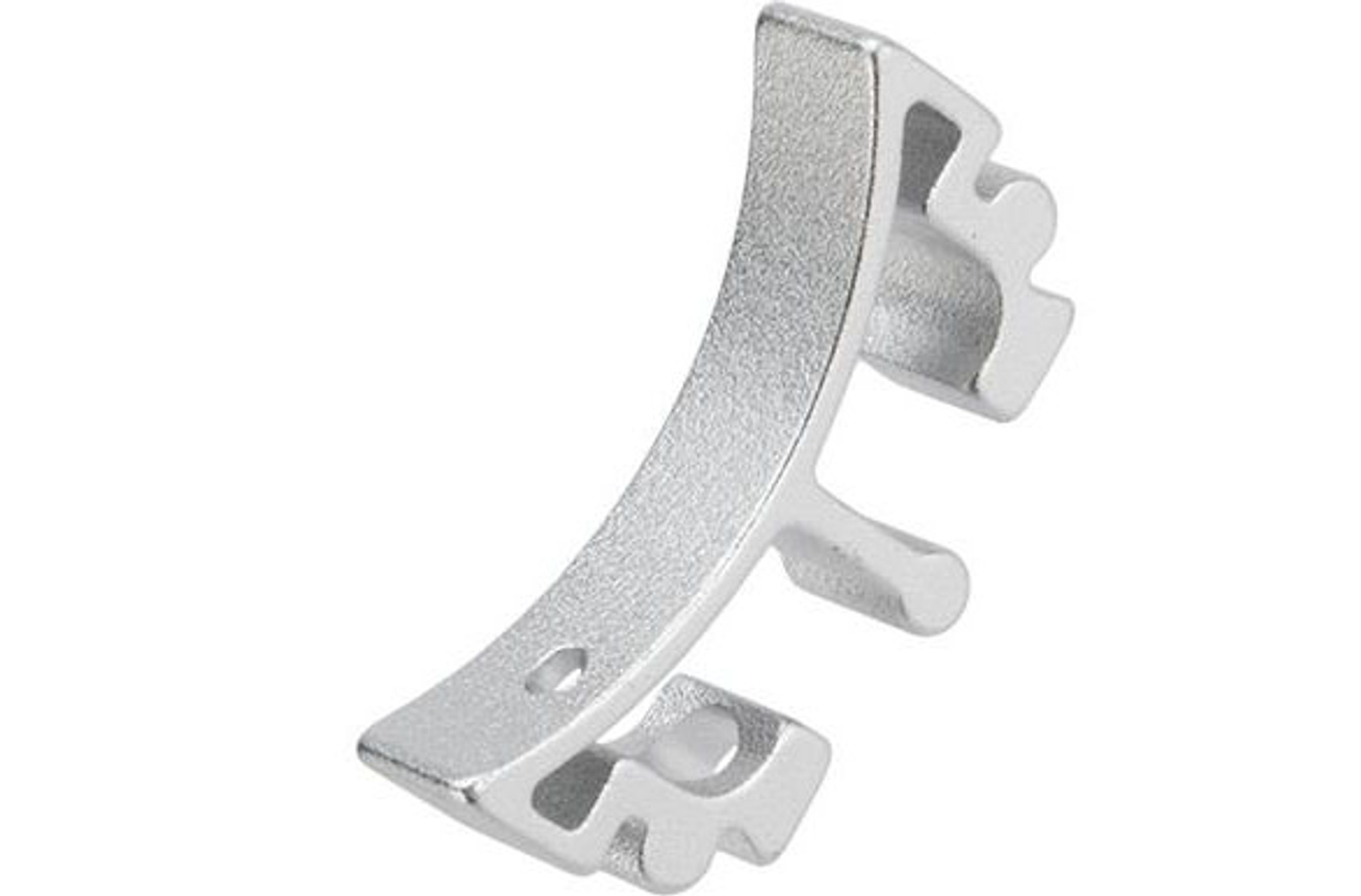 Airsoft Masterpiece Aluminum Puzzle Trigger - Curved Long (Color: Silver)