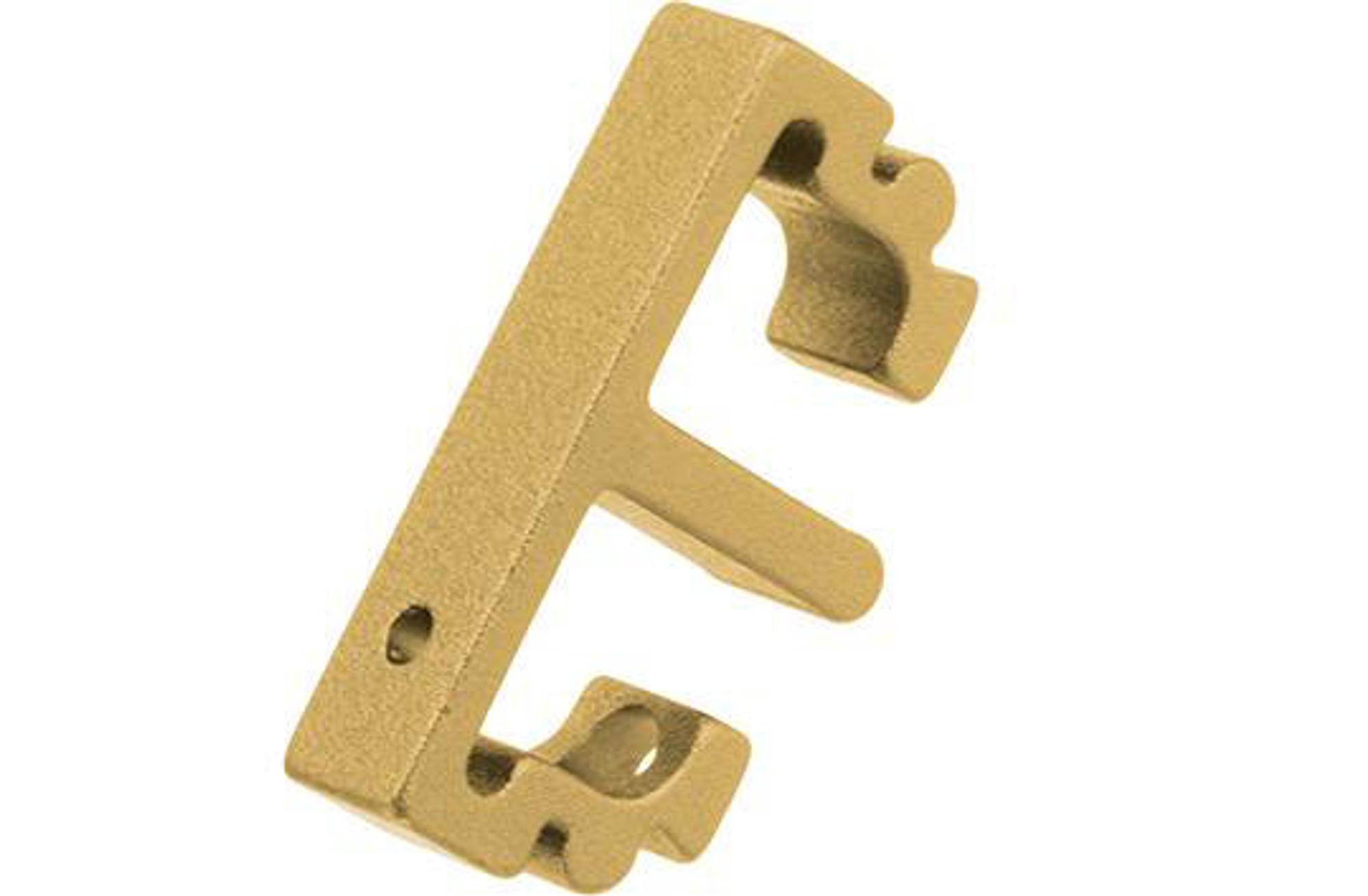 Airsoft Masterpiece Aluminum Puzzle Trigger - Flat Long (Color: Gold)