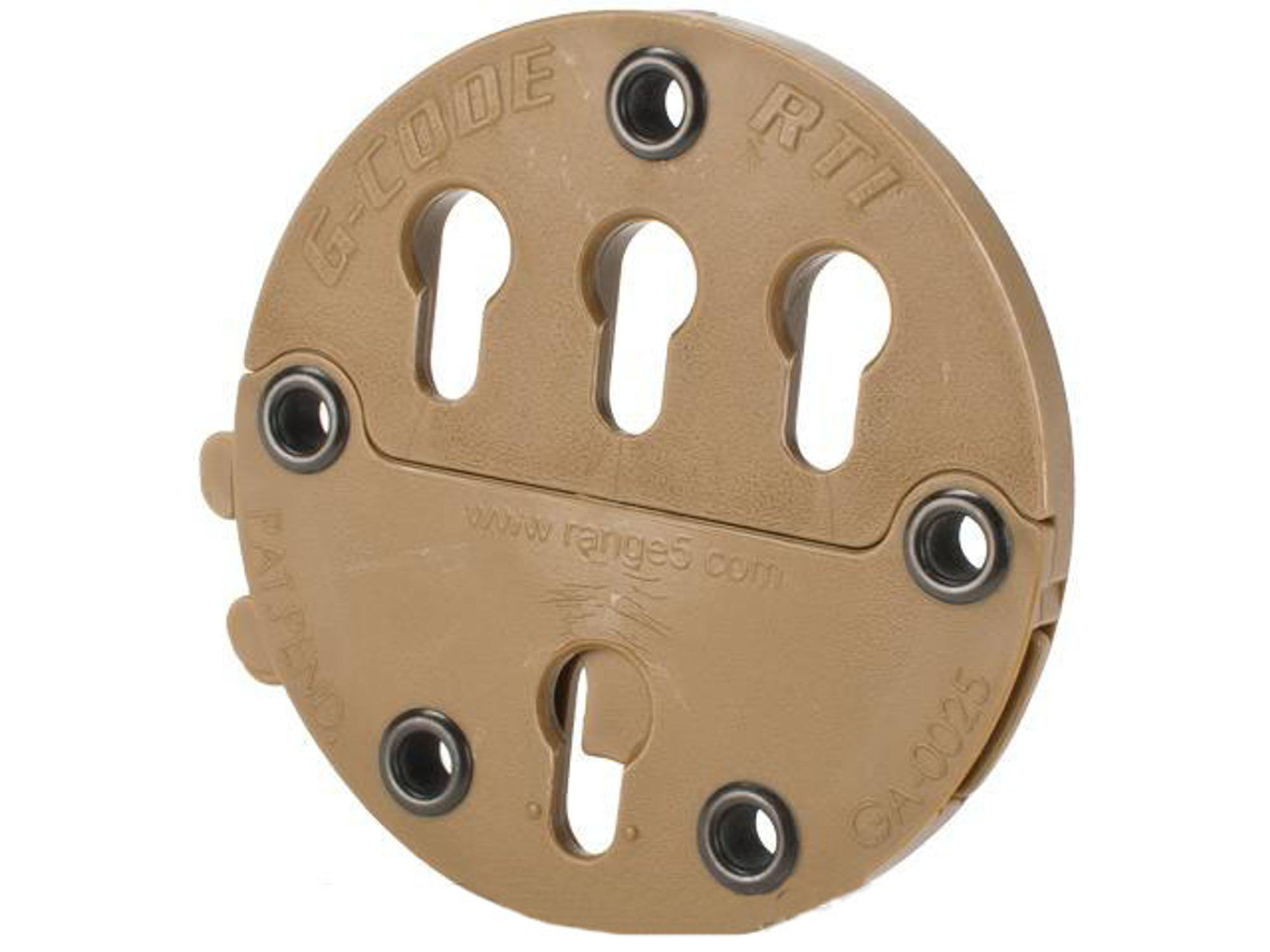 G-Code RTI Wheel Holster Adaptor - Coyote Brown