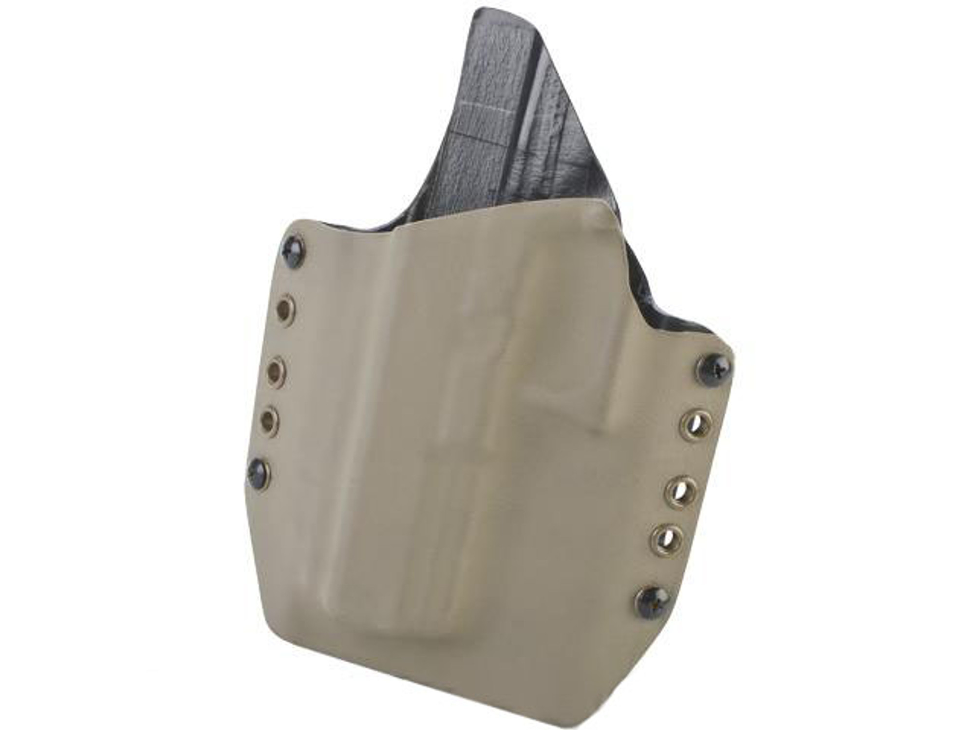 KAOS Concealment Belt / MOLLE Kydex Holster for Glock 17 (Left / Dark Earth)