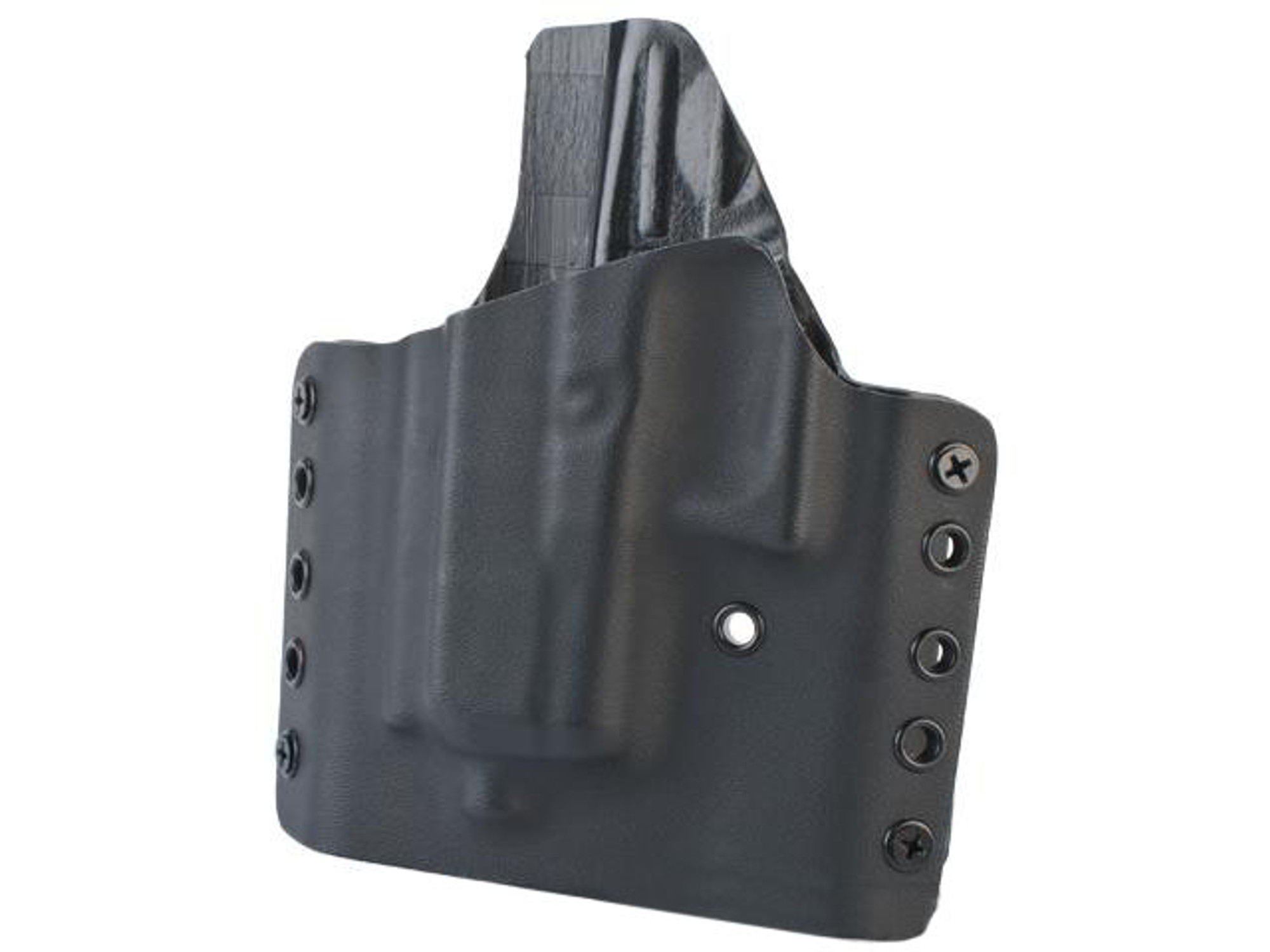 KAOS Concealment Belt / MOLLE Kydex Holster for Glock 26 (Left / Black)