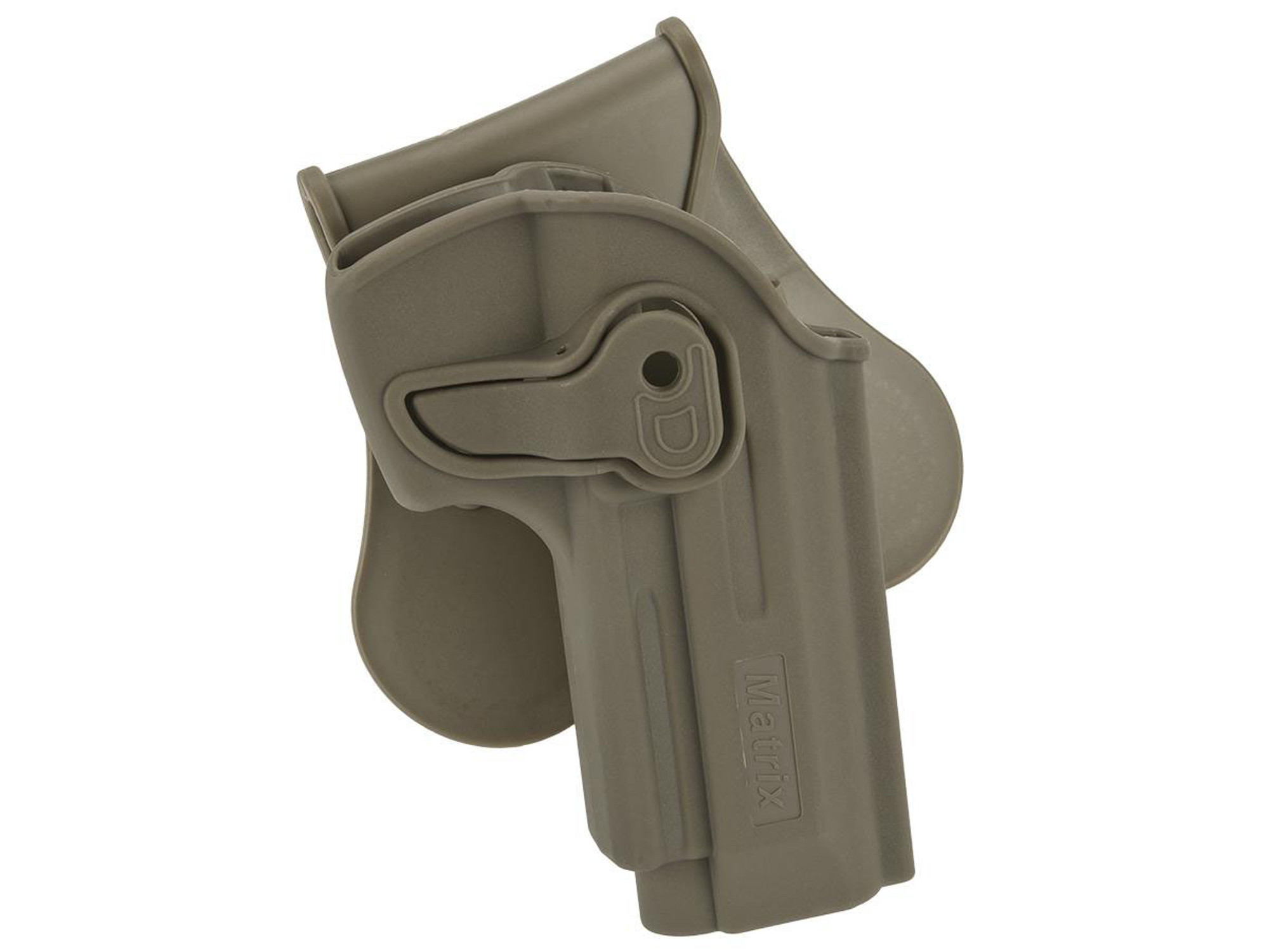 Matrix Hardshell Adjustable Holster for M9 Airsoft Pistols - Flat Dark Earth (Mount: Paddle Attachment)