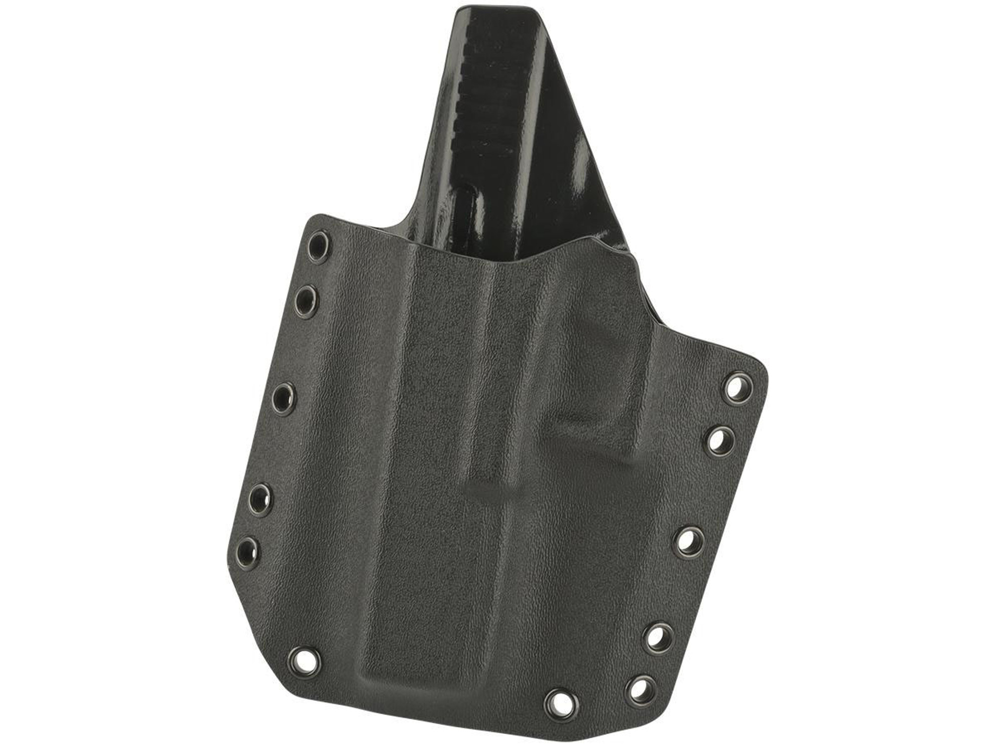 Raven Concealment Systems Left Handed Standard Configuration Phantom with Outside the Waistband Belt Loops (Gun: Glock 21/20)