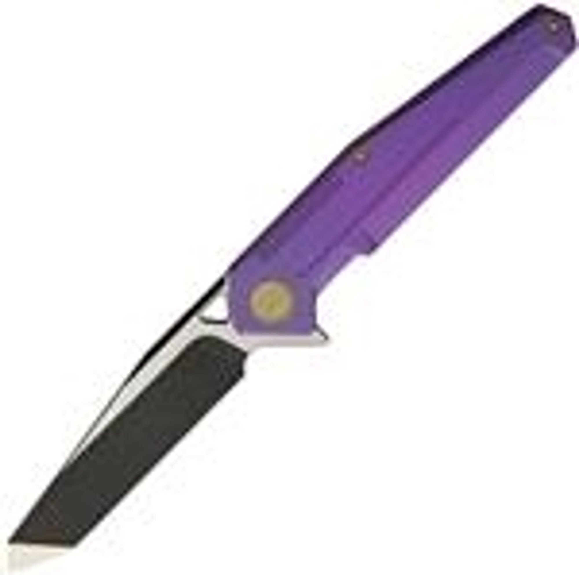 Framelock Purple  Black/Satin