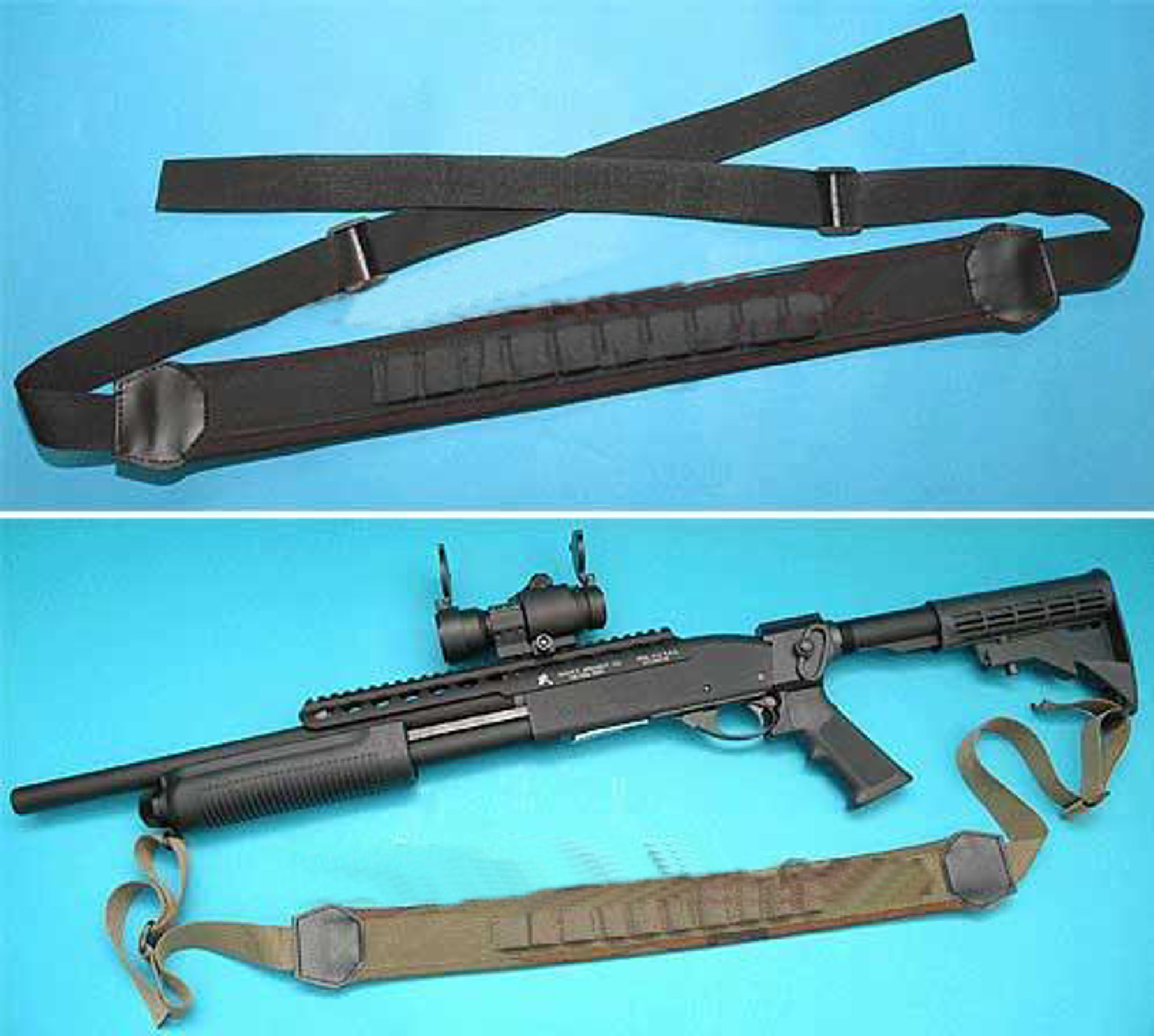 G&P Military Type Shotgun Sling - Black