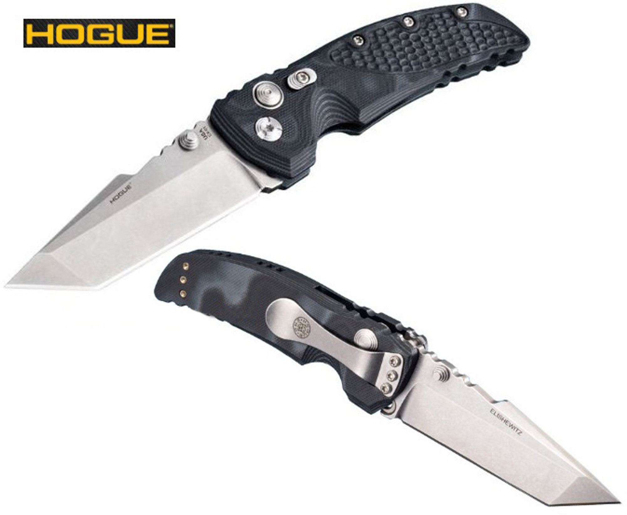 Hogue 34169 Medium Tanto 3.5" 154CM, G10