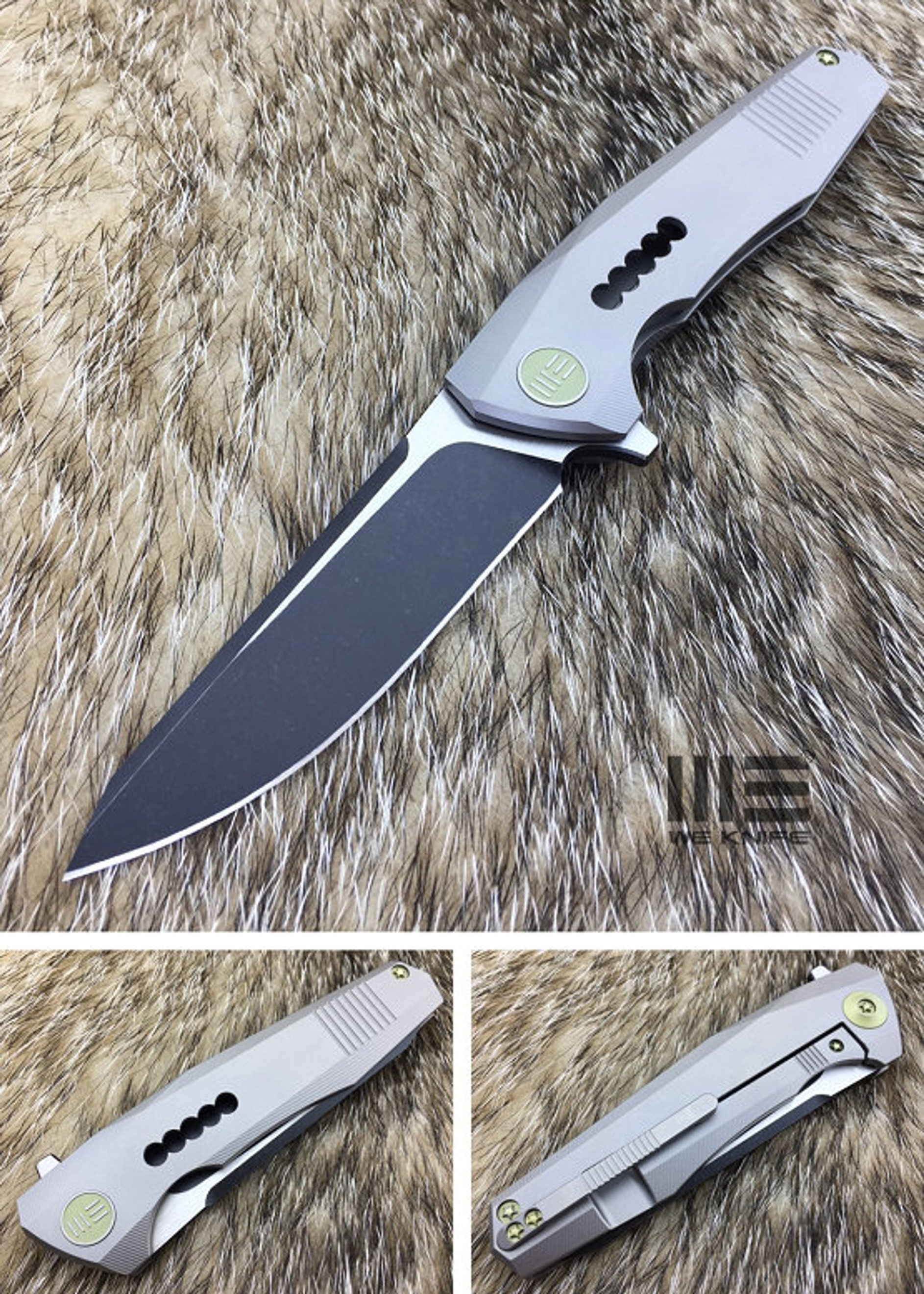 WE Knife 603I S35VN Titanium Framelock Grey