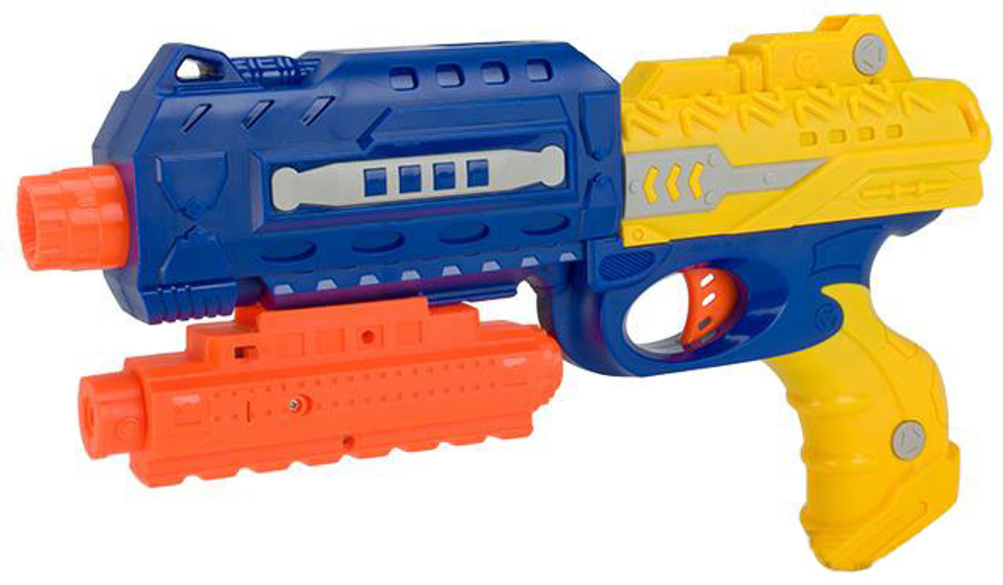 2 in 1 Dart and Soft Bullet Pump Action Pistol with Laser