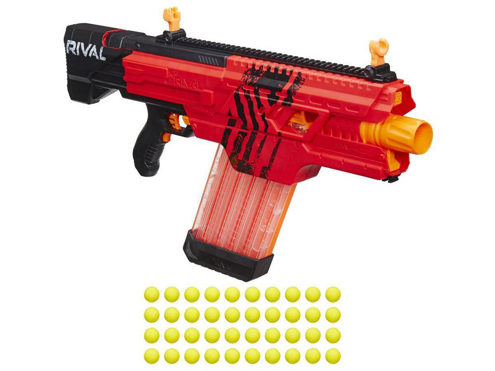 ナーフ　ライバル　Nerf Rival Khaos MXVI-4000ブラスター Nerf Rival Khaos MXVI-4000 Blaster (Red) : Amazon.ca: Toys
