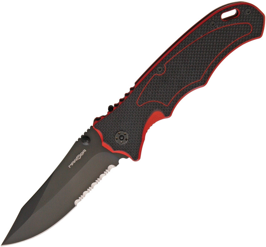 Kampfer 9 Linerlock Black/Red