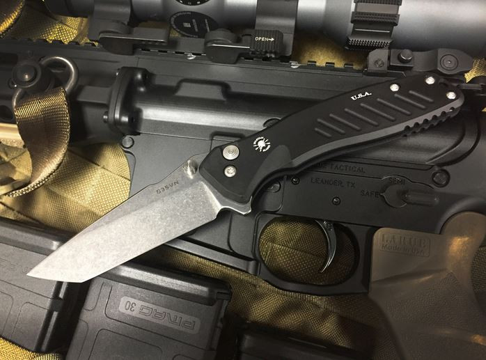 Spartan Blades Pallas Button Lock Tanto Stonewas