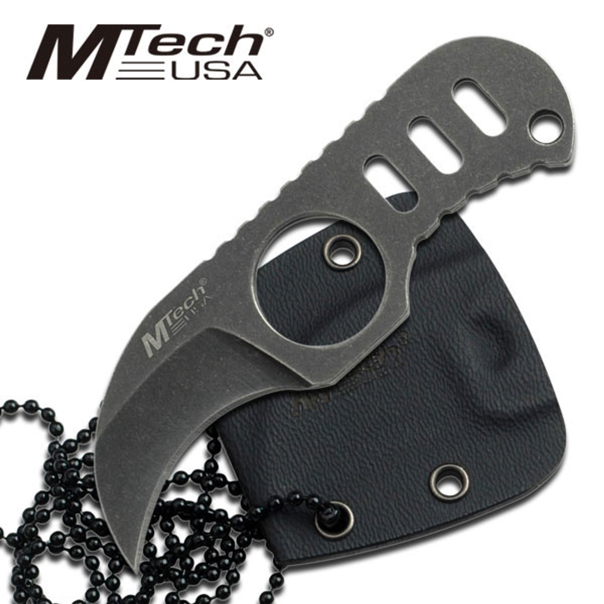 MTech MT672BK Karambit Neck Knife