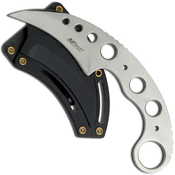 MTech 664SL Fixed Karambit Silver