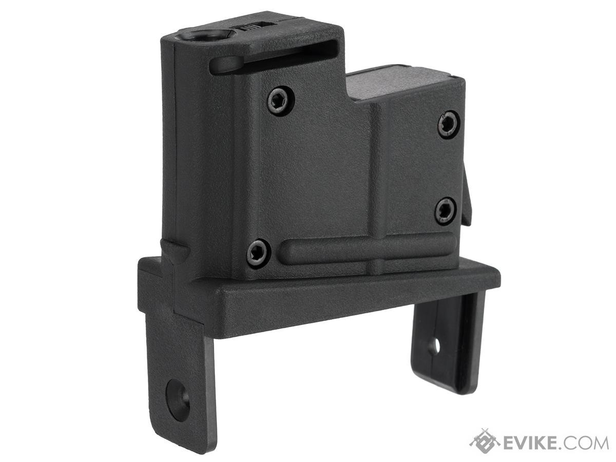 Angel Custom Magazine Adapter for Firestorm / Thundestorm Airsoft AEG Drum Magazines (Version: AUG / Black)