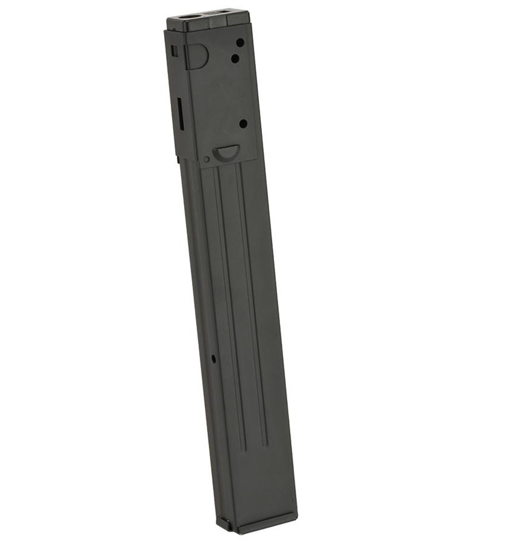55 Round Metal Mid-Cap Magazine for AGM MP40 and Sten MKII Airsoft AEGs