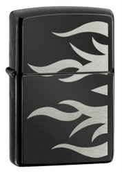 Zippo White Flames