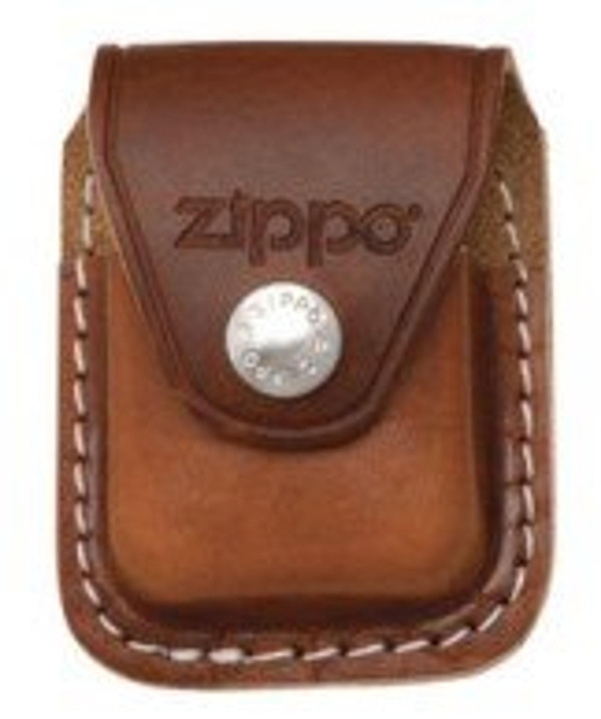 Zippo LPCB Leather Lighter Clip Pouch Brown