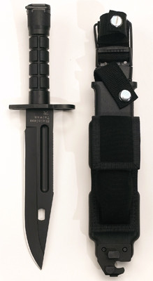 Rothco G.I. Type M-9 Bayonet w/Sheath - Black