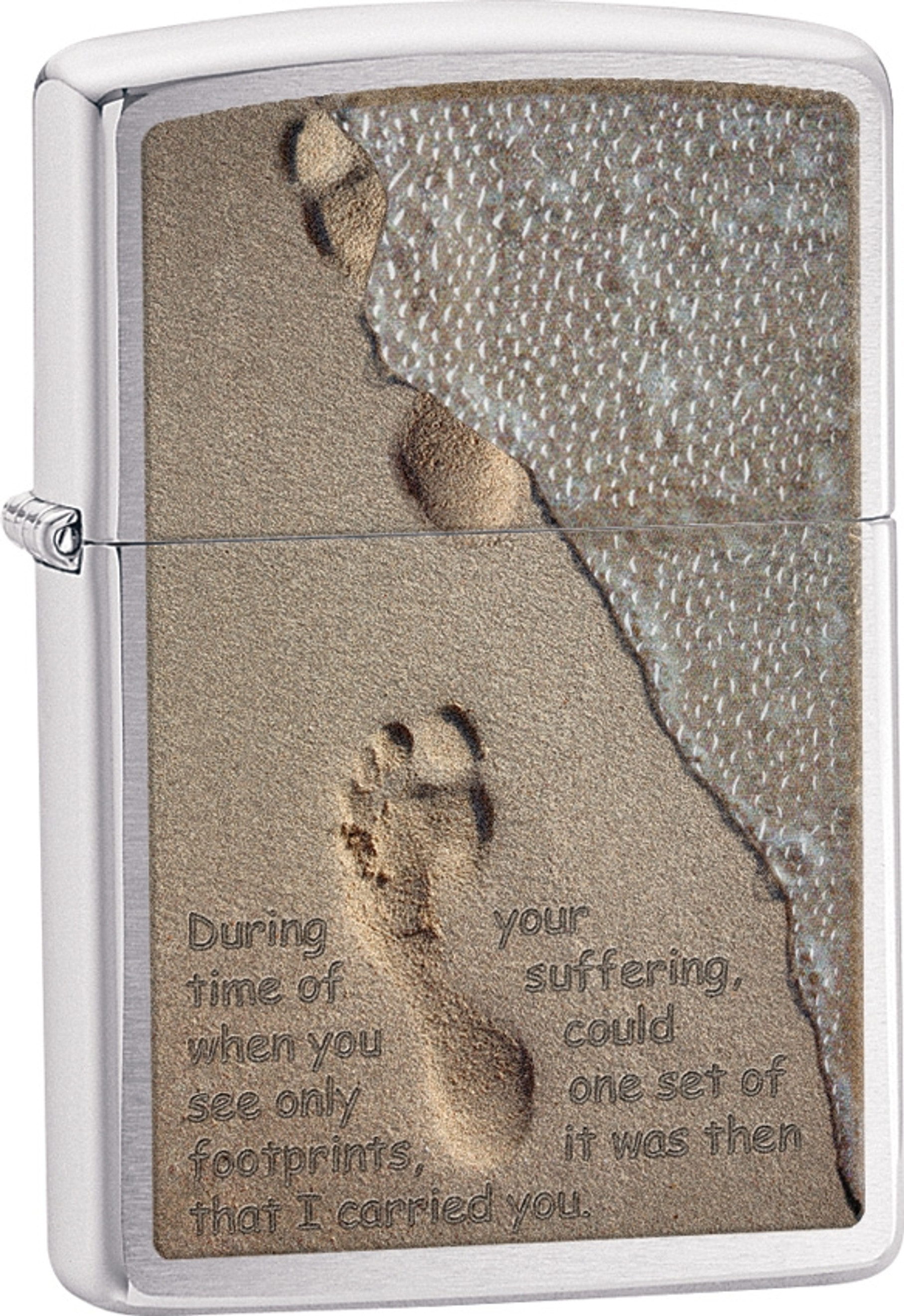 Zippo Footprint In Sand